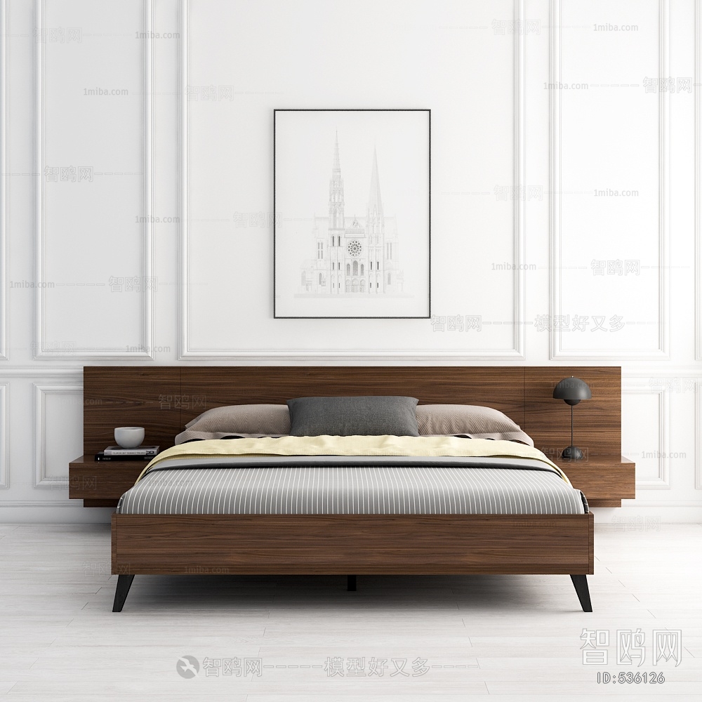 Nordic Style Double Bed