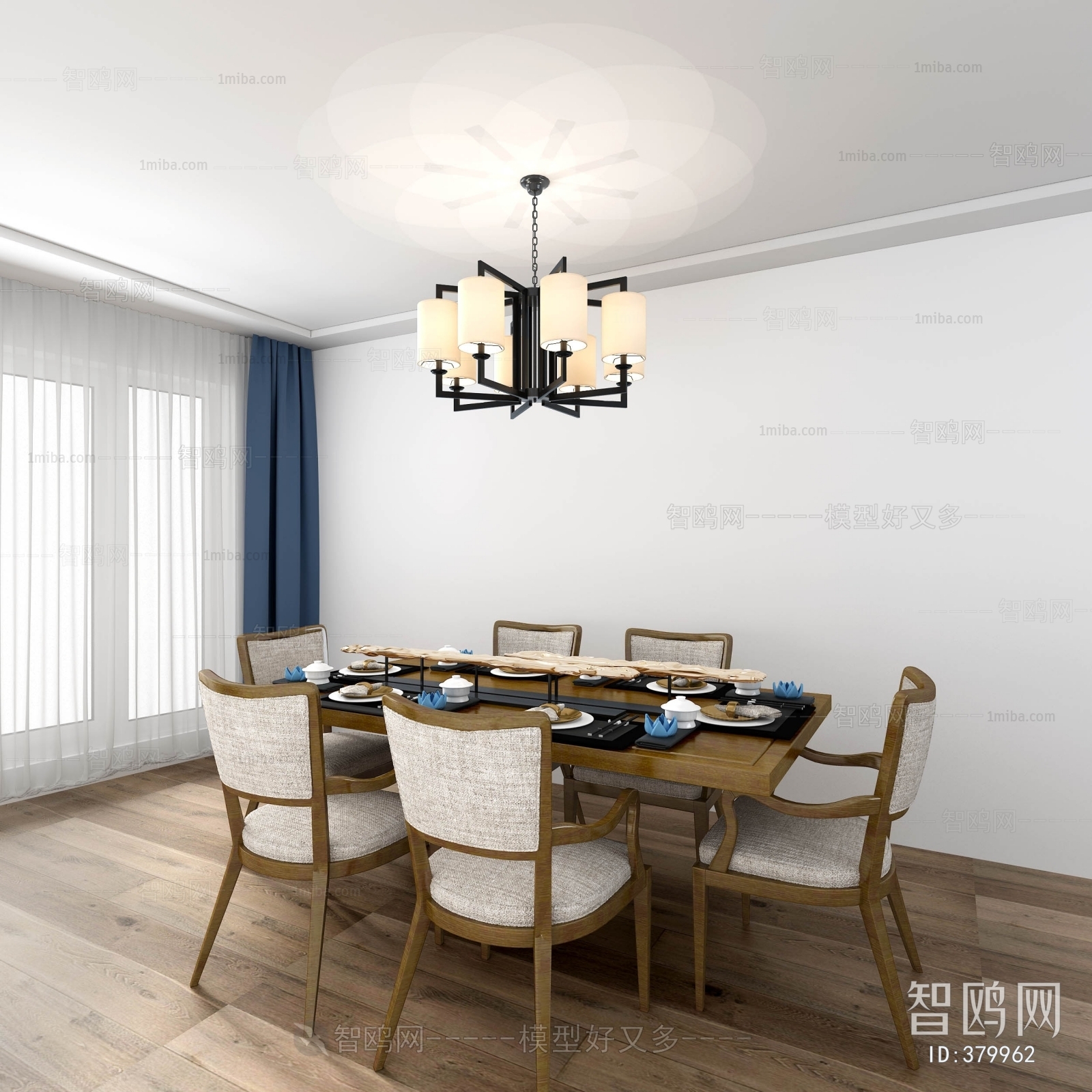 New Chinese Style Dining Room