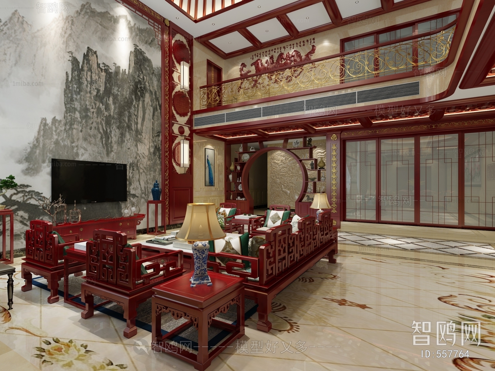 Chinese Style A Living Room