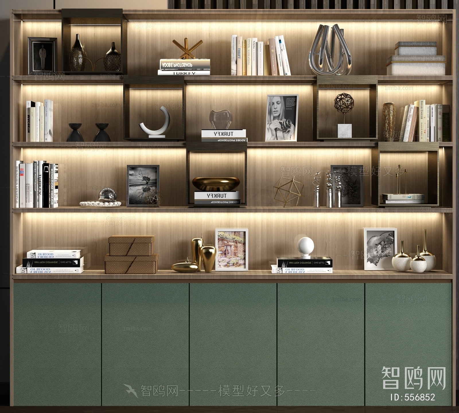 New Chinese Style Bookcase