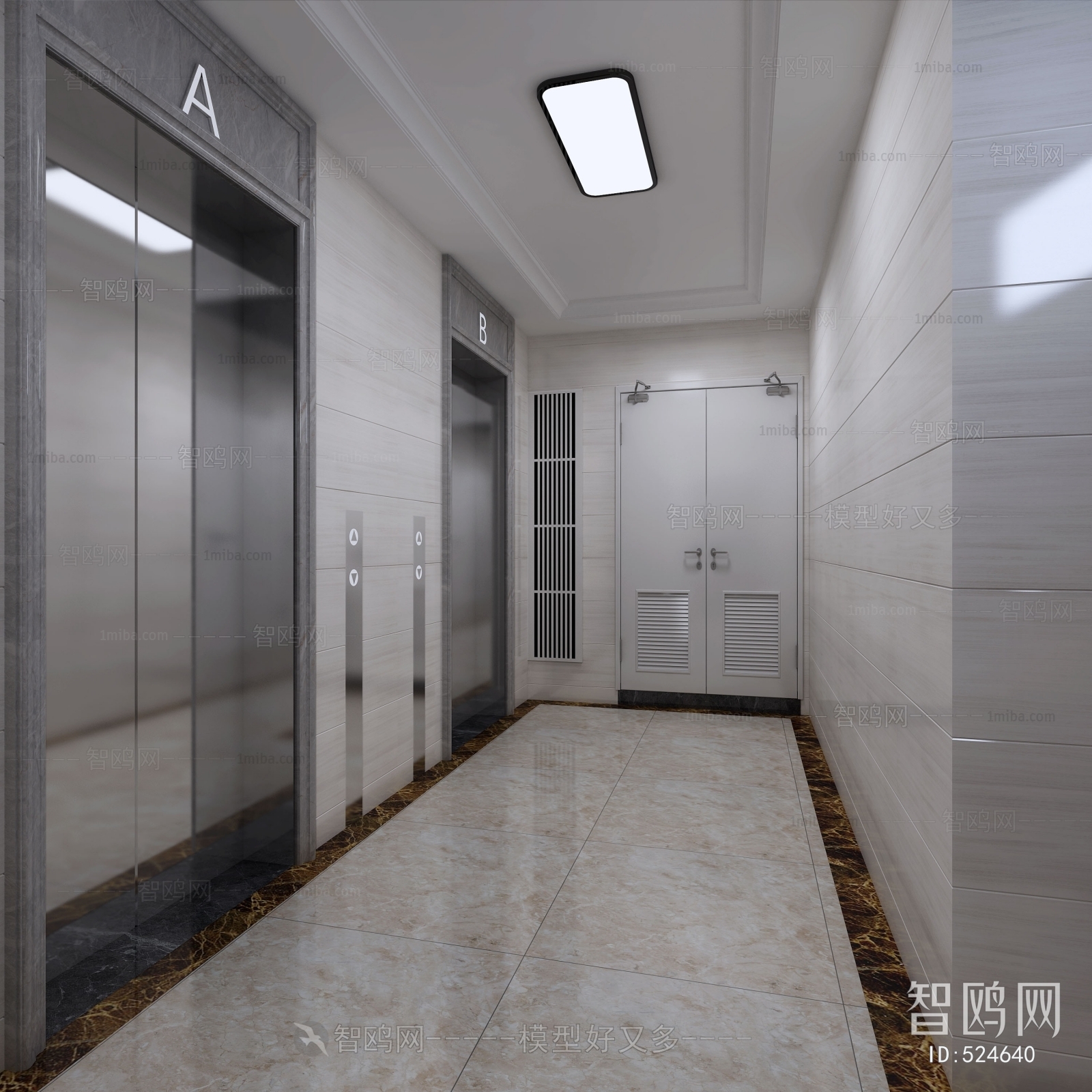 Modern Elevator Hall