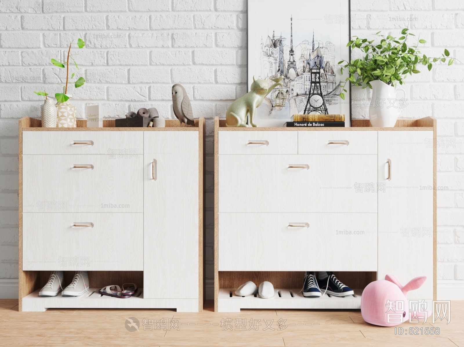 Modern Shoe Cabinet