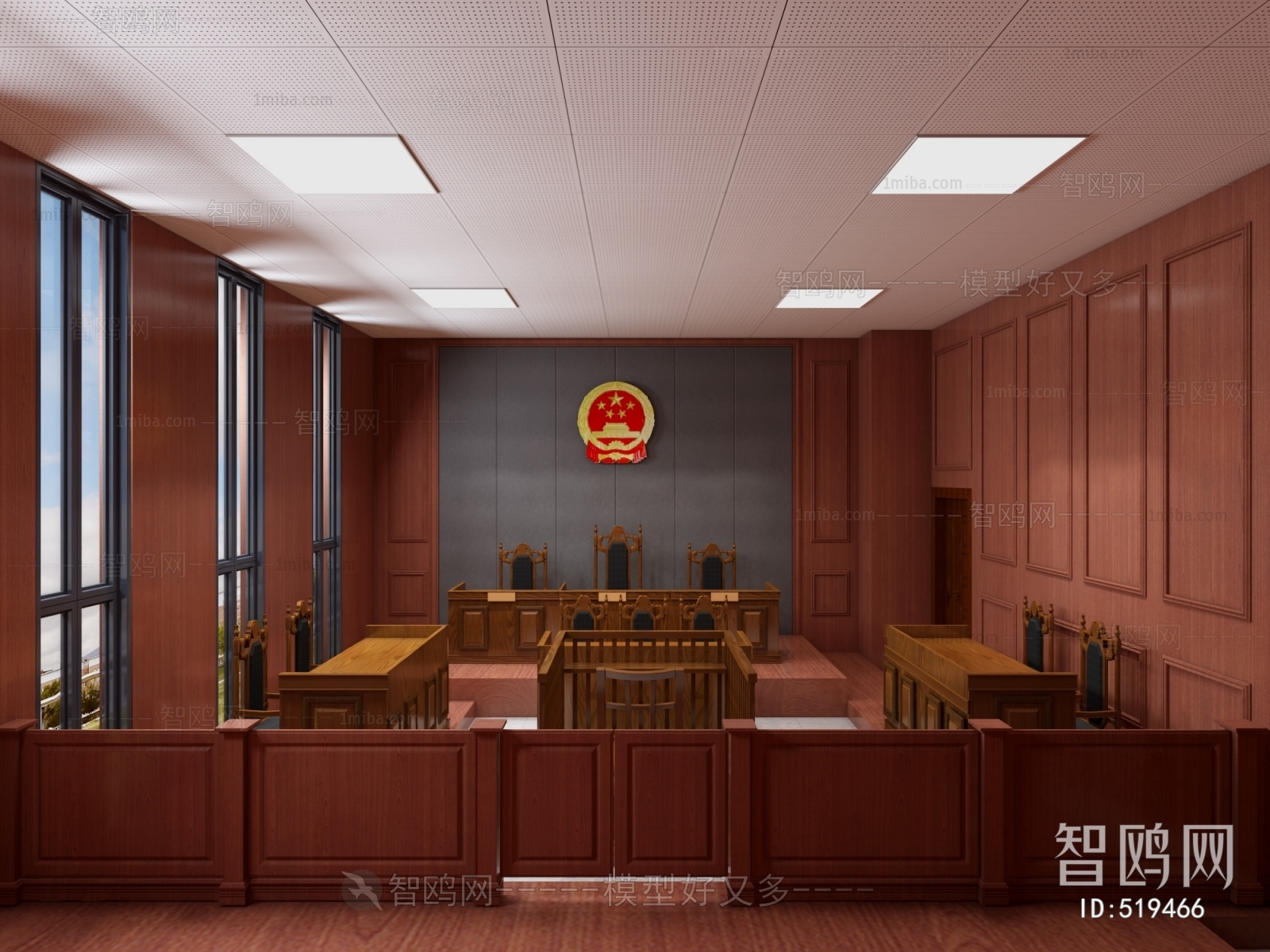 新中式法院