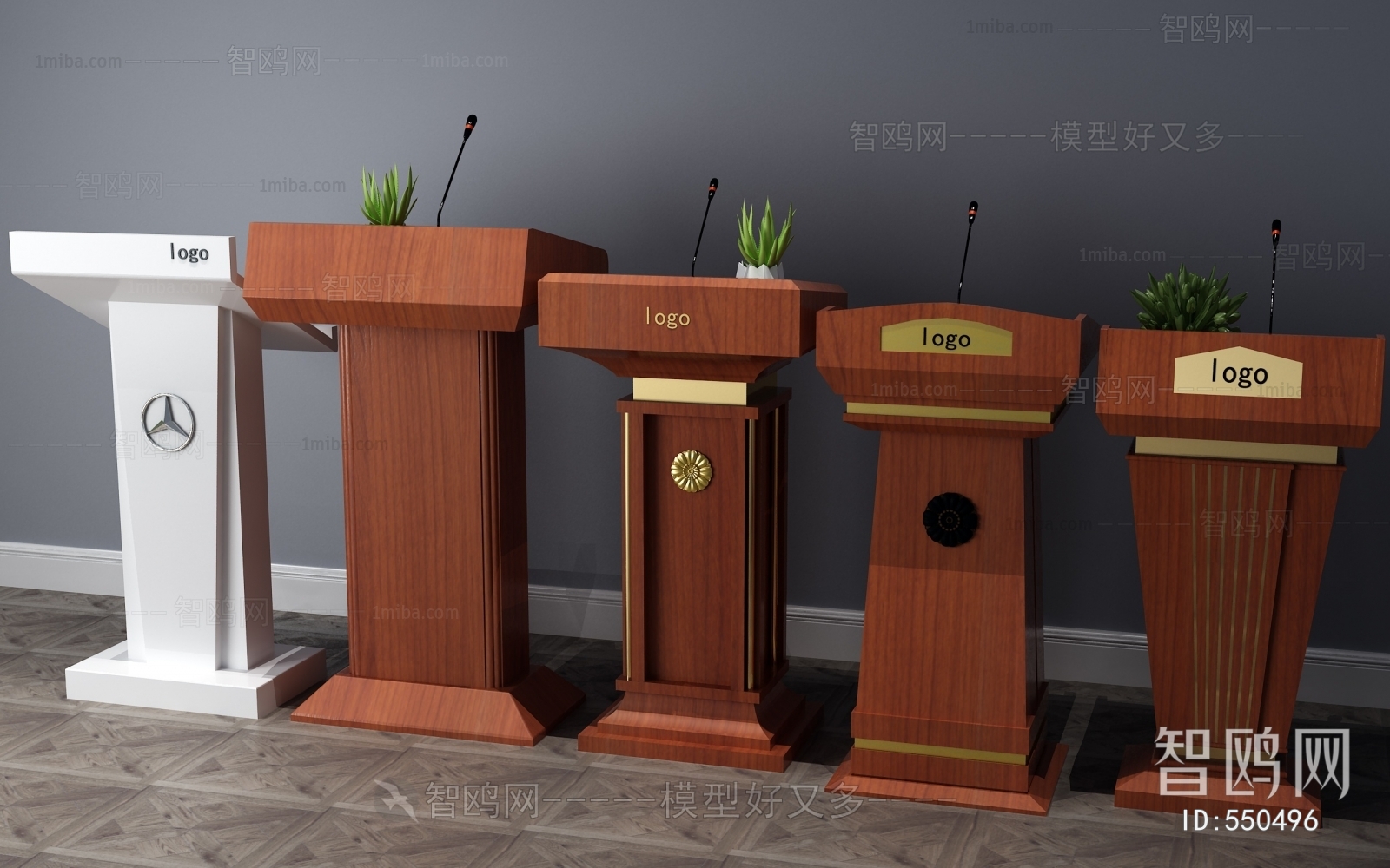 New Chinese Style Rostrum/Lecture Table