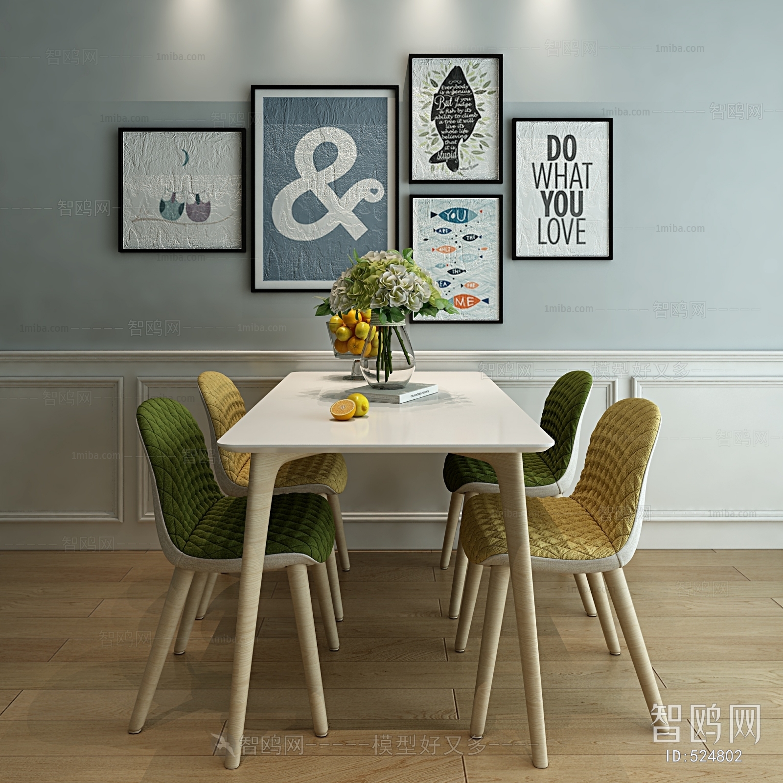 Nordic Style Dining Table And Chairs