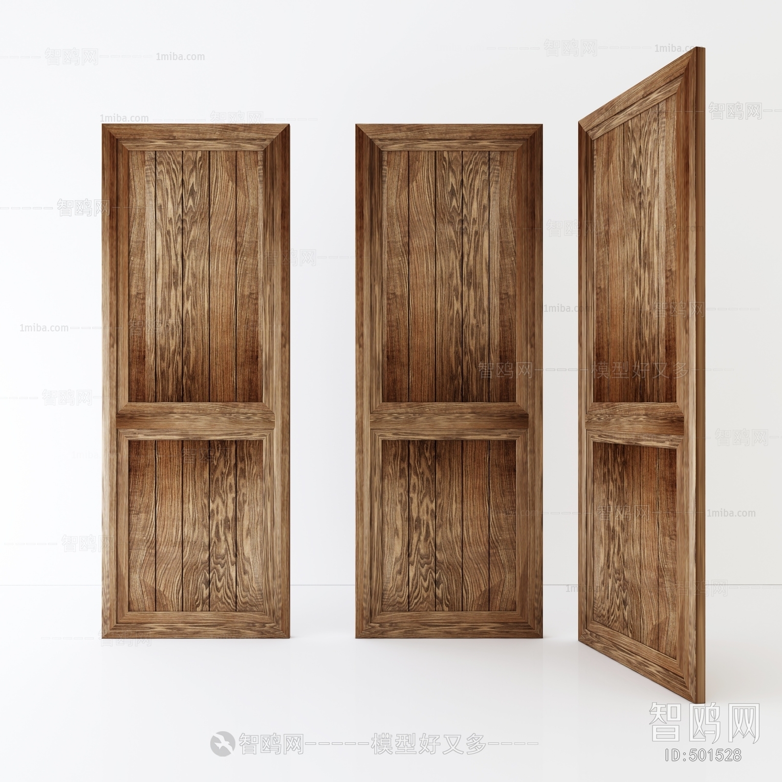Idyllic Style Solid Wood Door