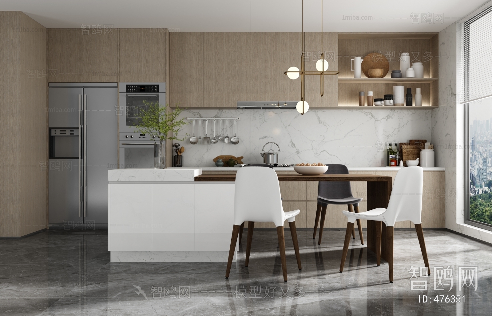 Modern Simple Style The Kitchen