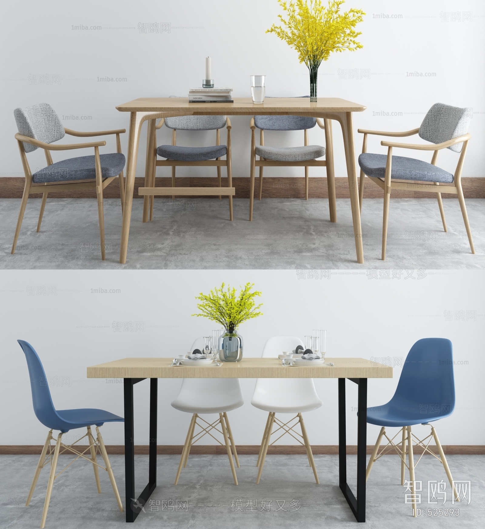 Nordic Style Dining Table And Chairs