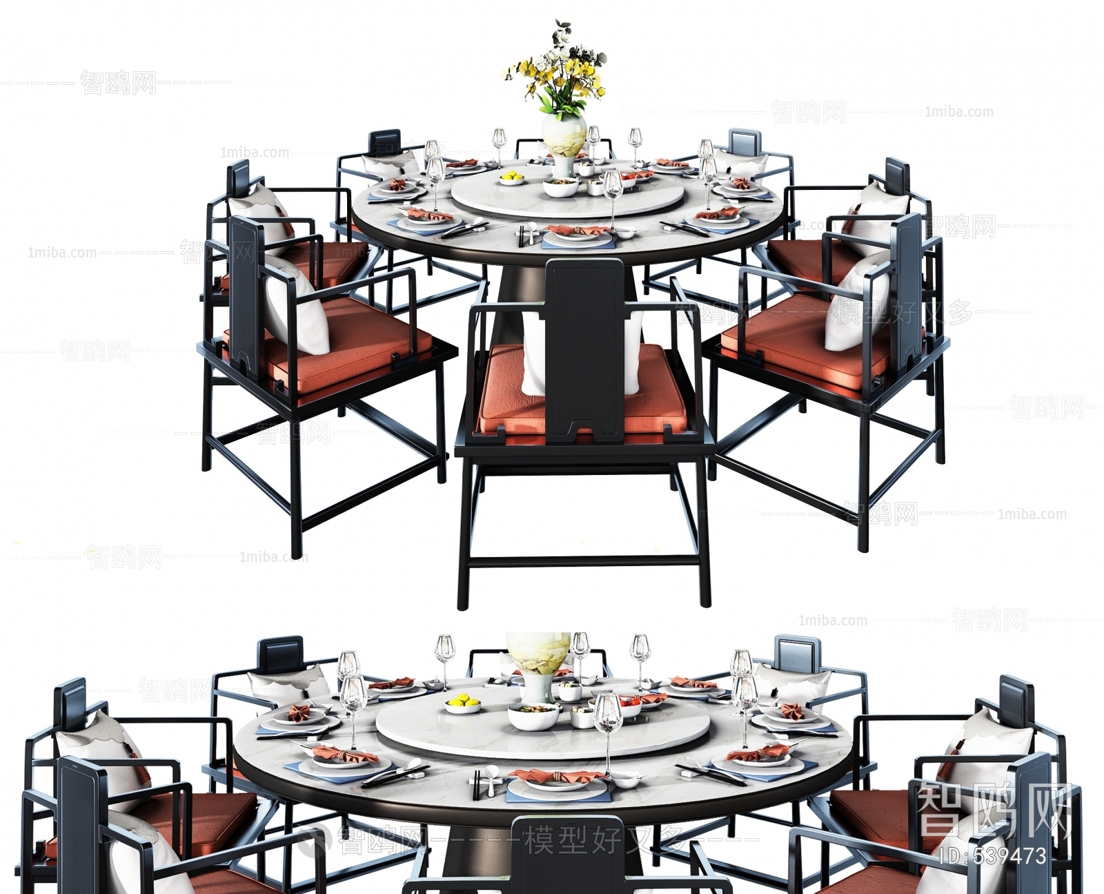 New Chinese Style Dining Table And Chairs