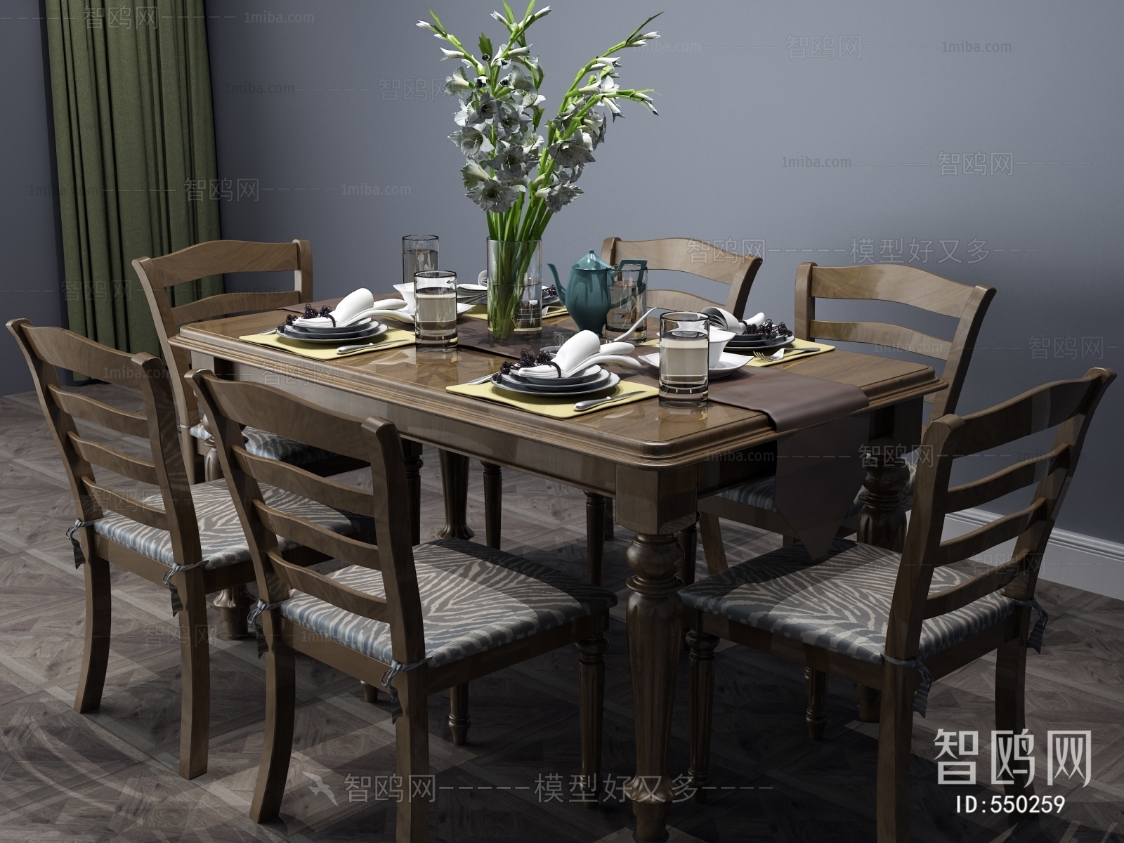 New Chinese Style Dining Table And Chairs