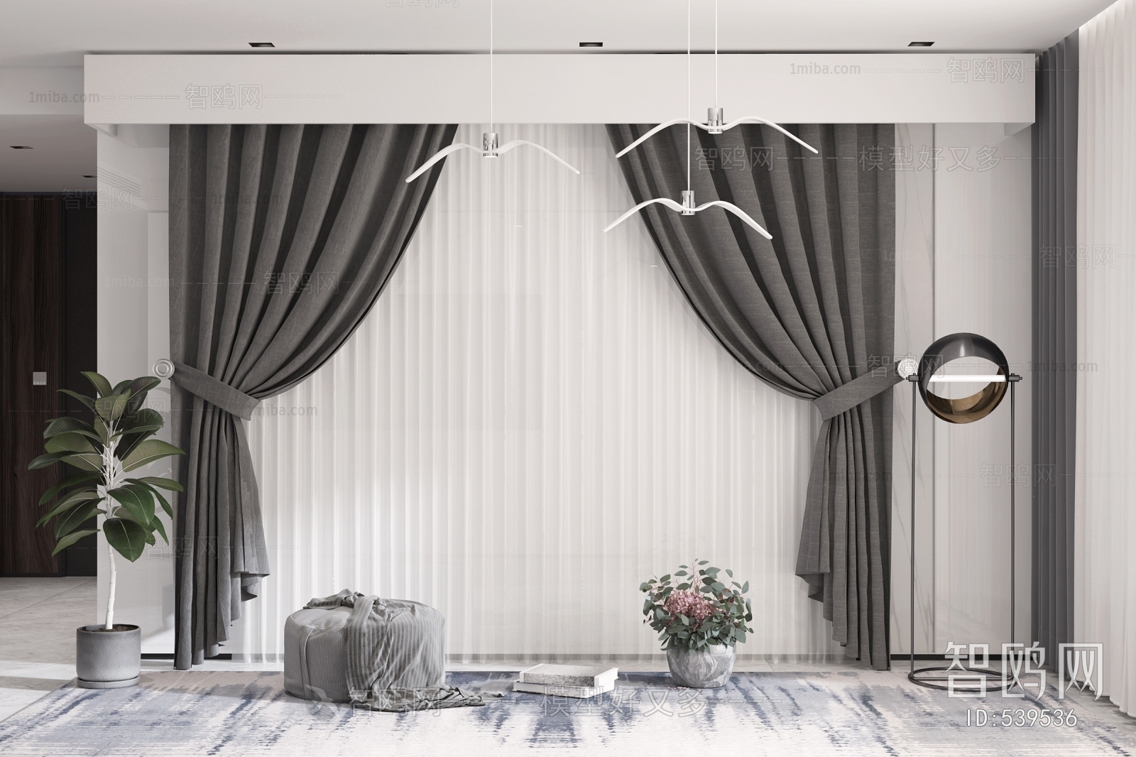 Modern The Curtain