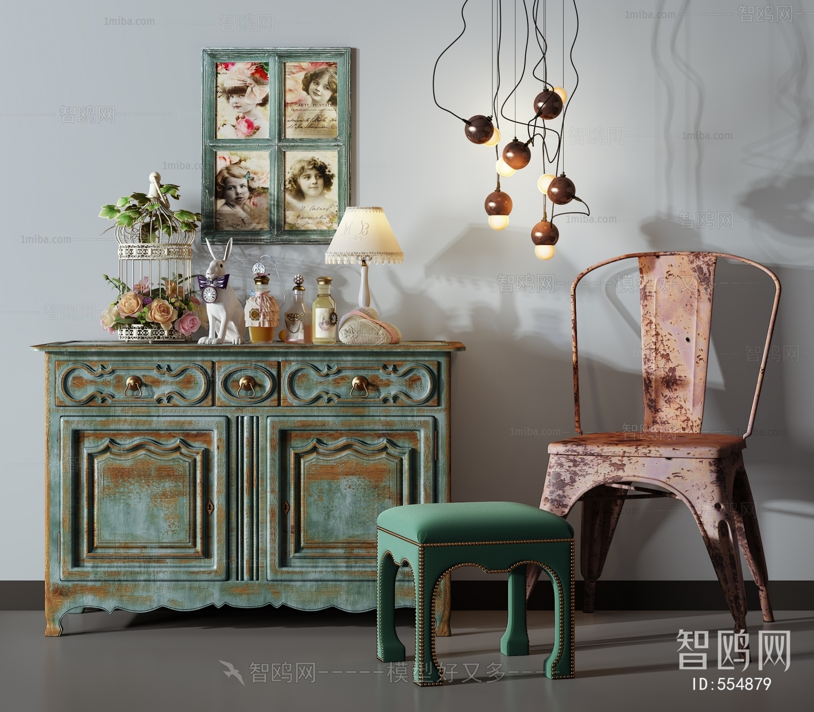 Classical Style Decorative Cabinet
