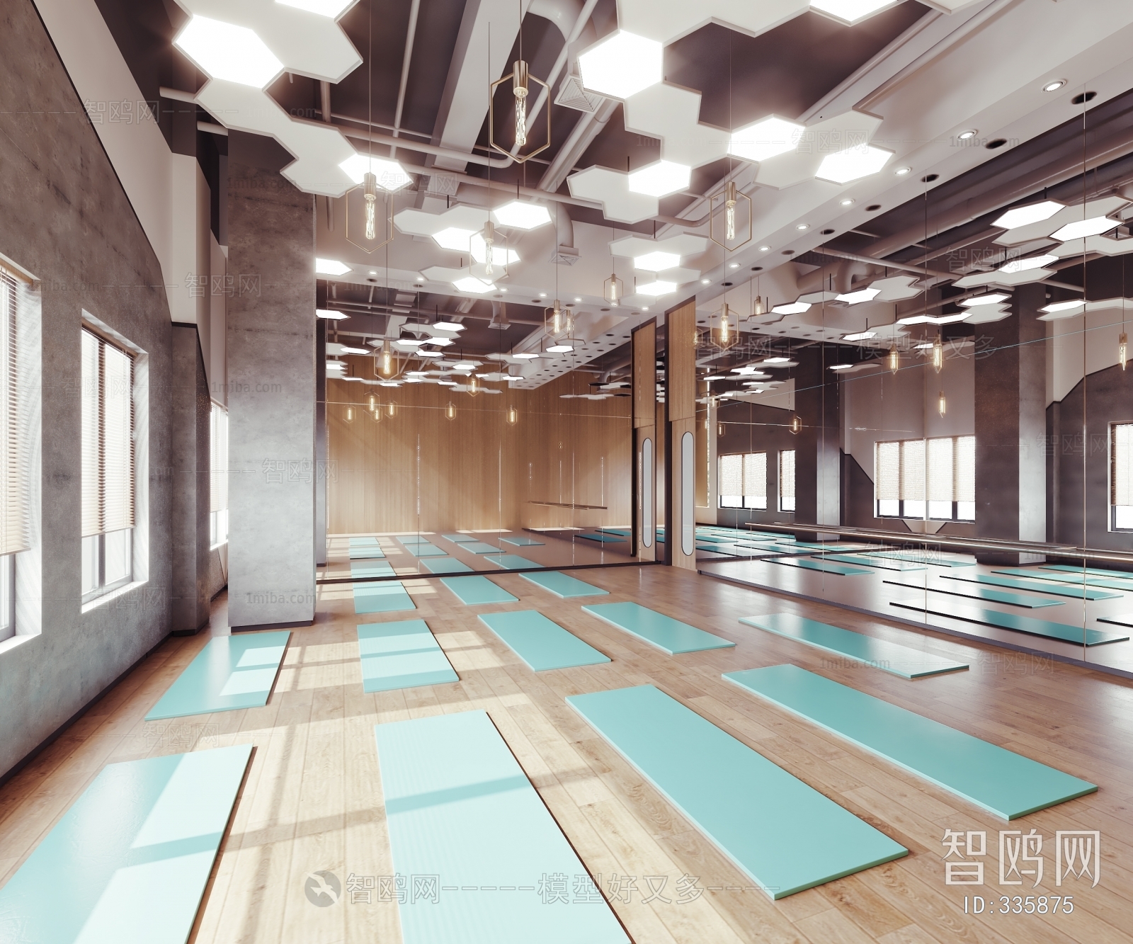 Modern Yoga Room