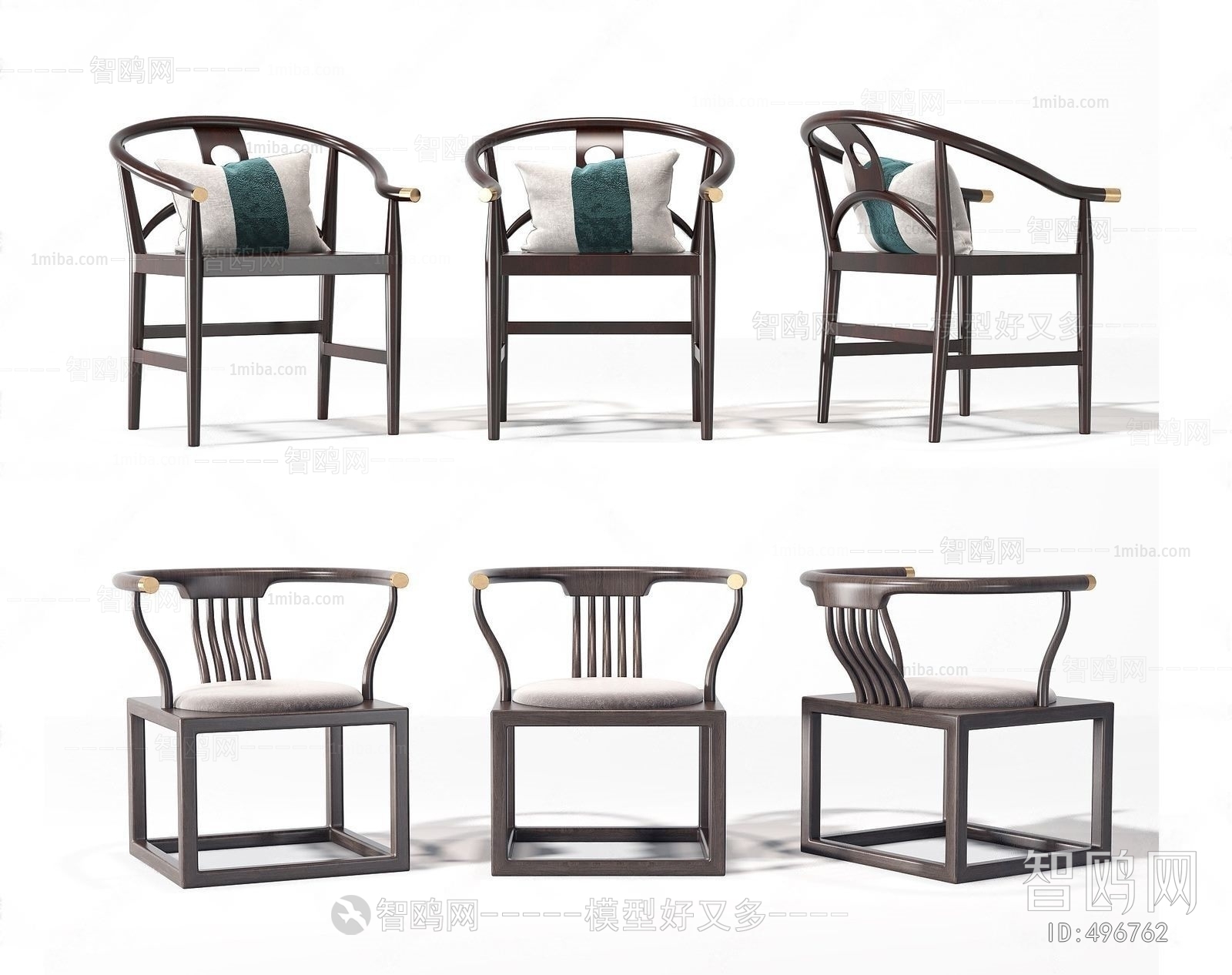 New Chinese Style Single Chair