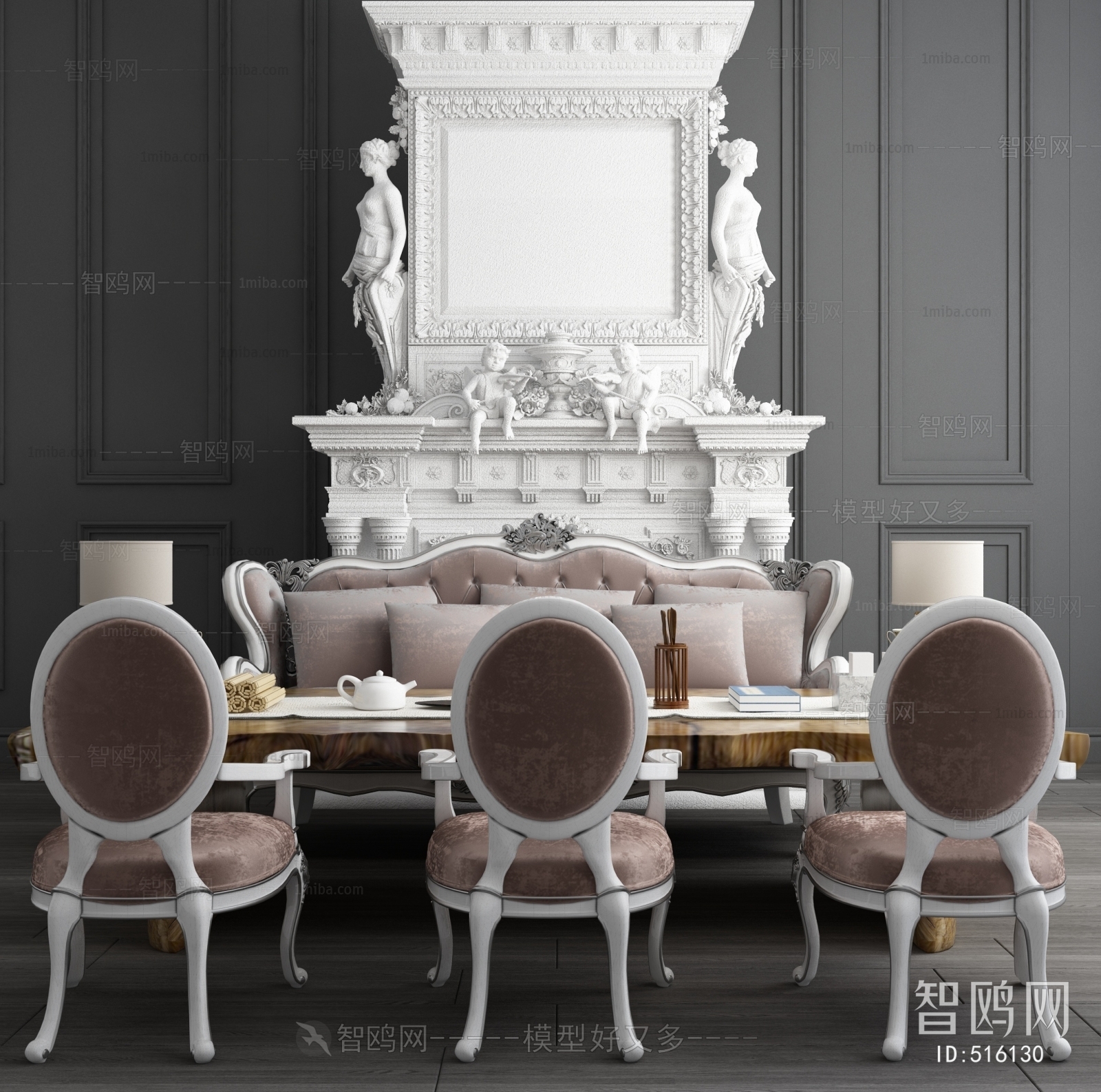 European Style Tea Tables And Chairs