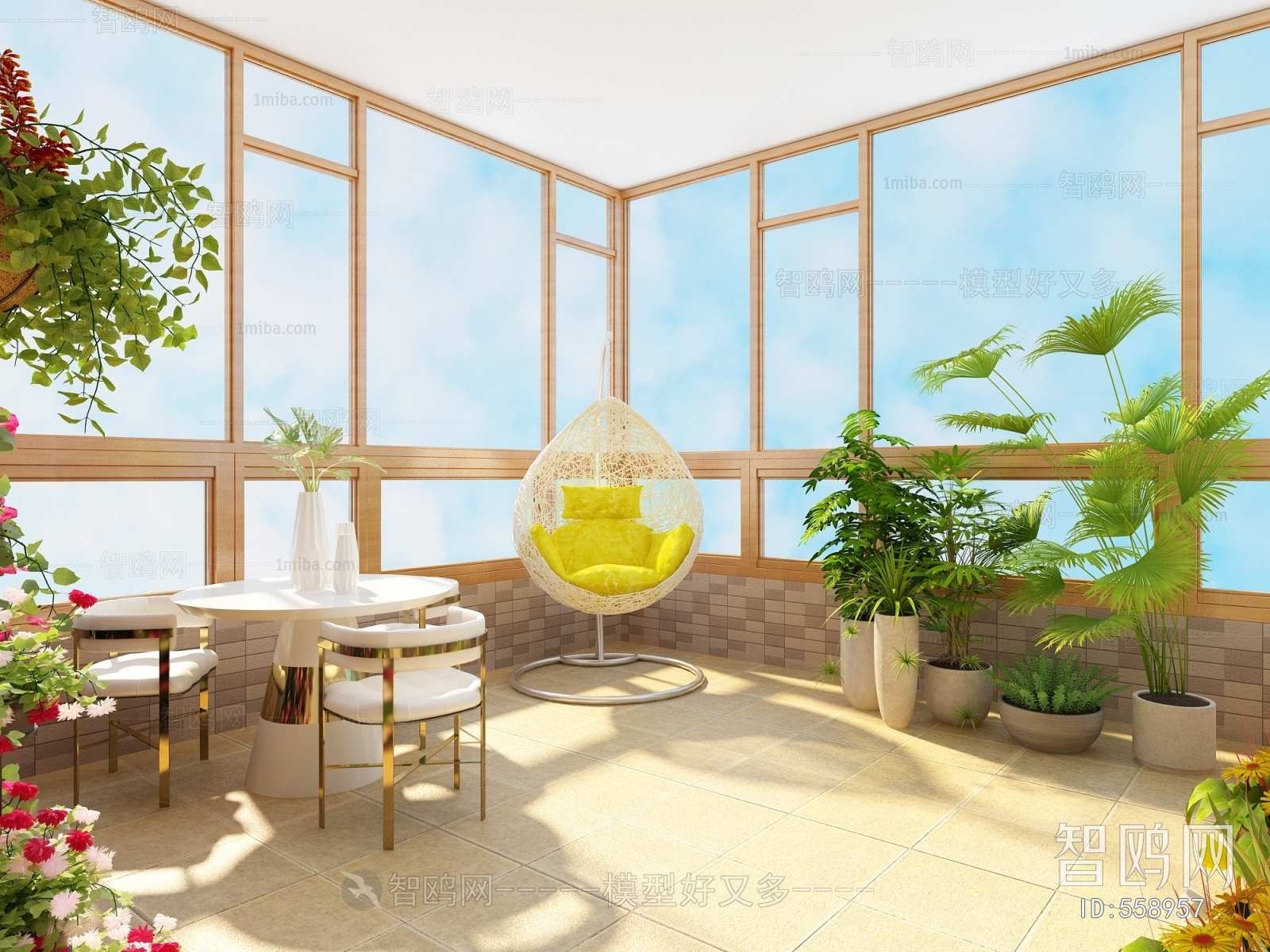 Modern Glass Sun Room