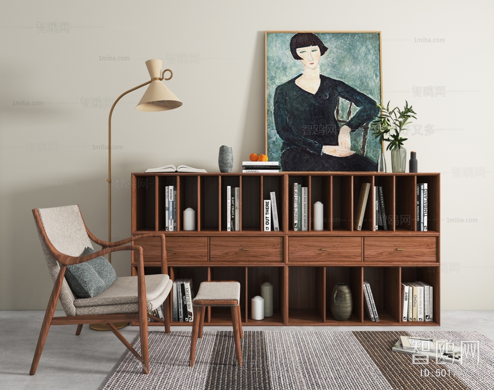 Nordic Style Bookcase