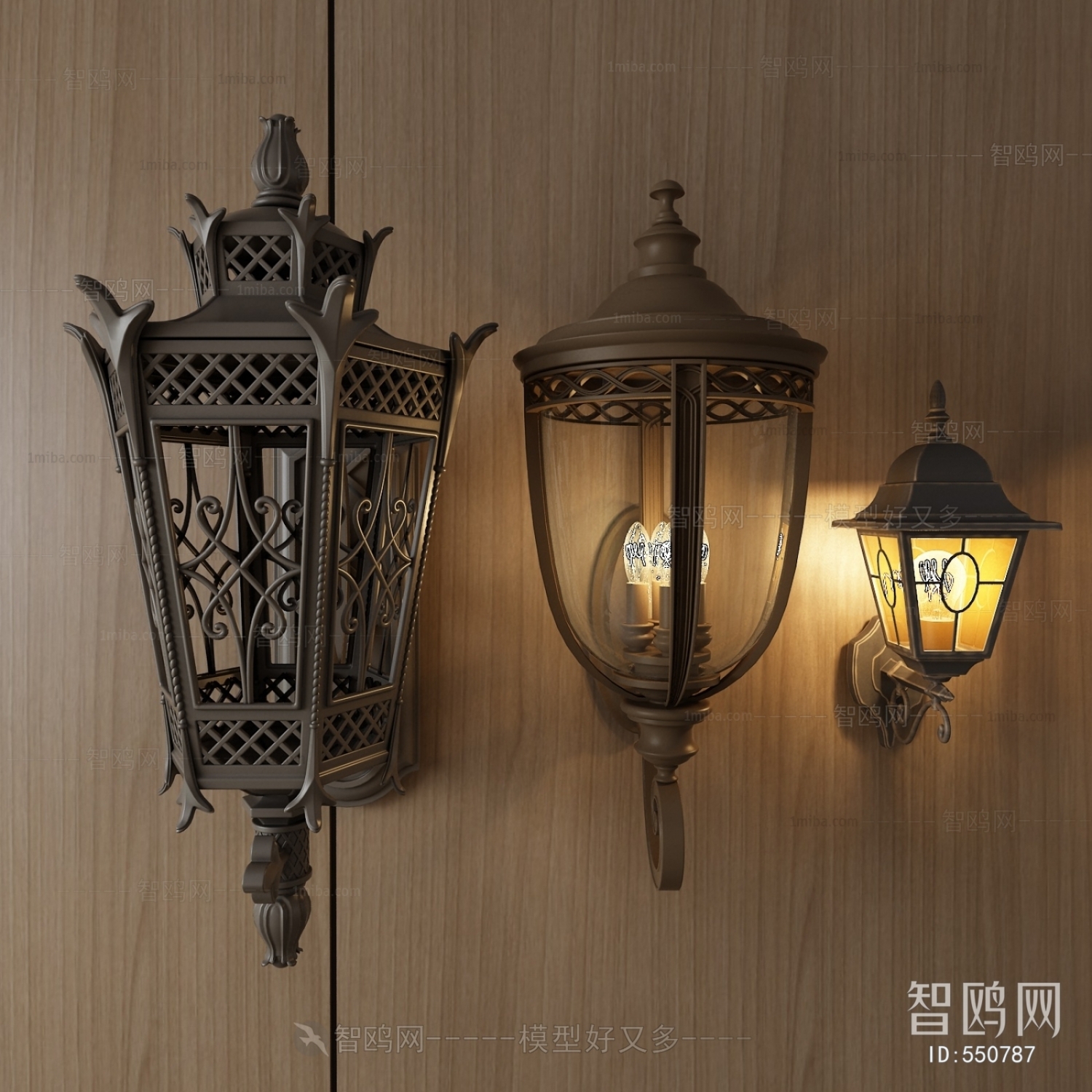 Simple European Style Wall Lamp