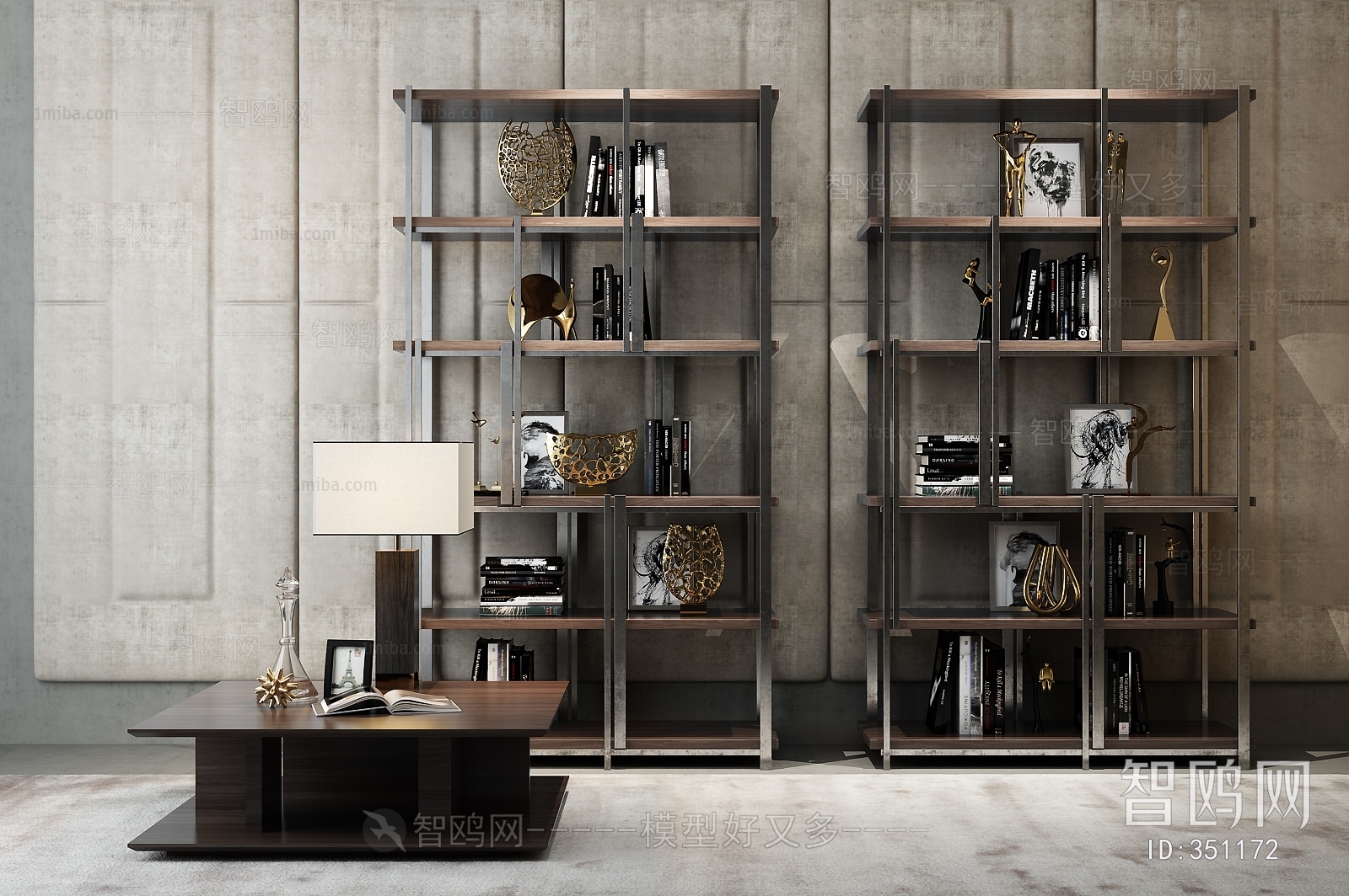 Industrial Style Bookshelf
