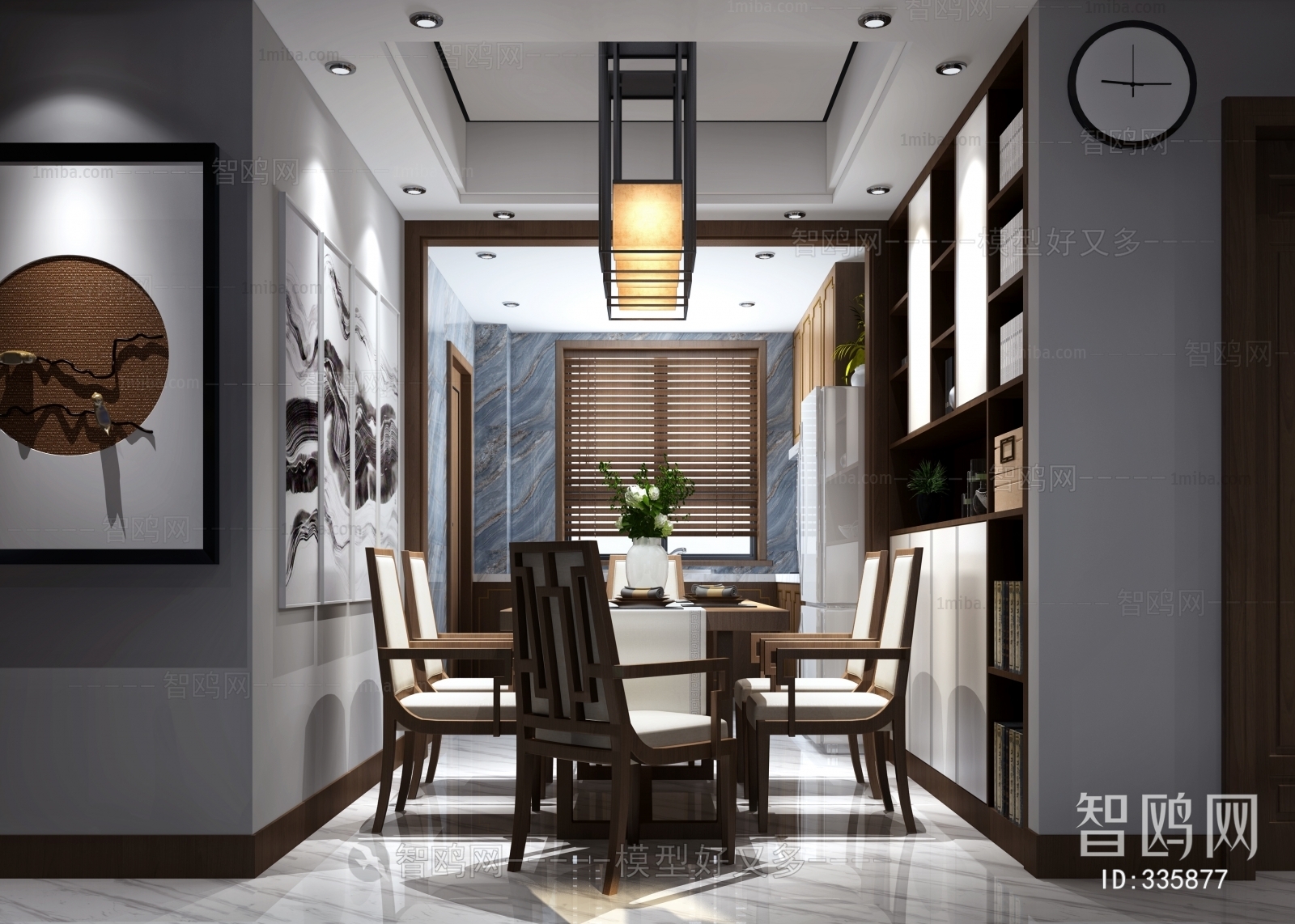 New Chinese Style Dining Room