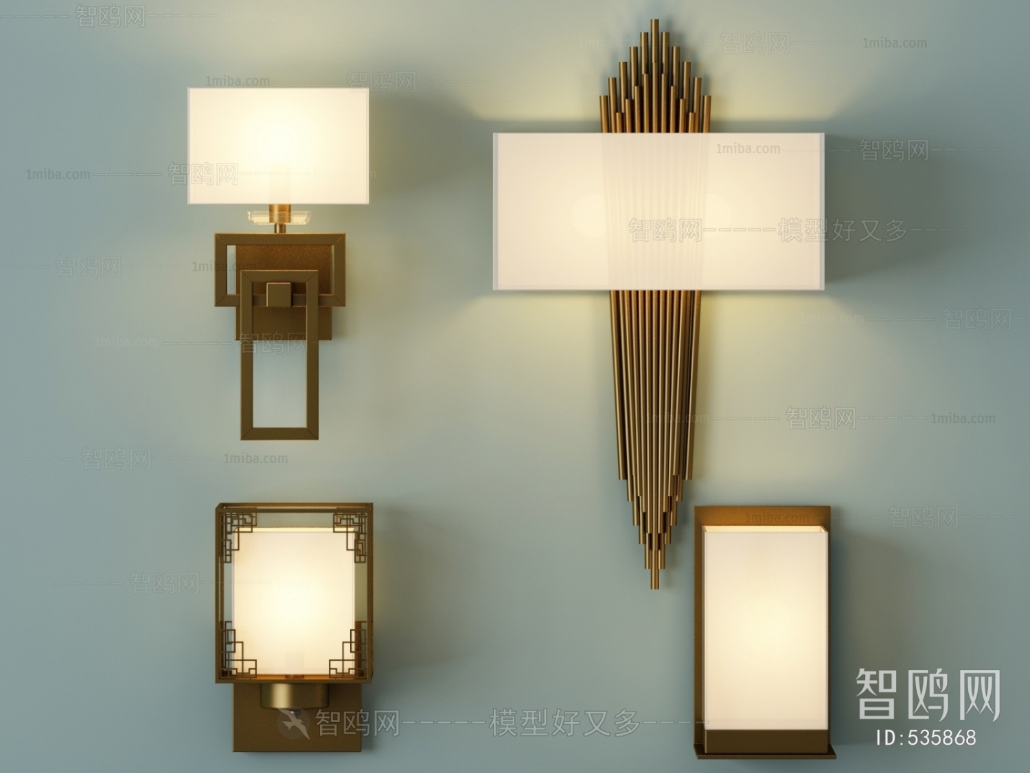 New Chinese Style Wall Lamp