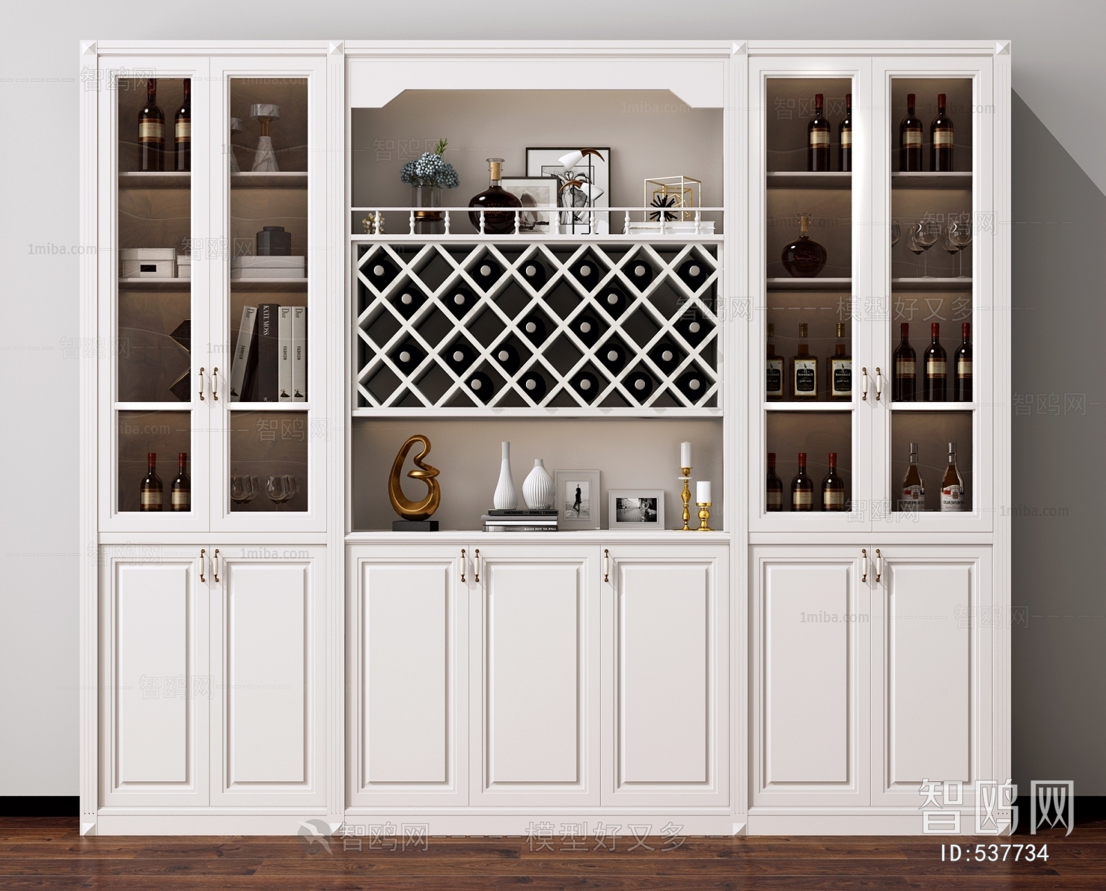 European Style Wine Cabinet