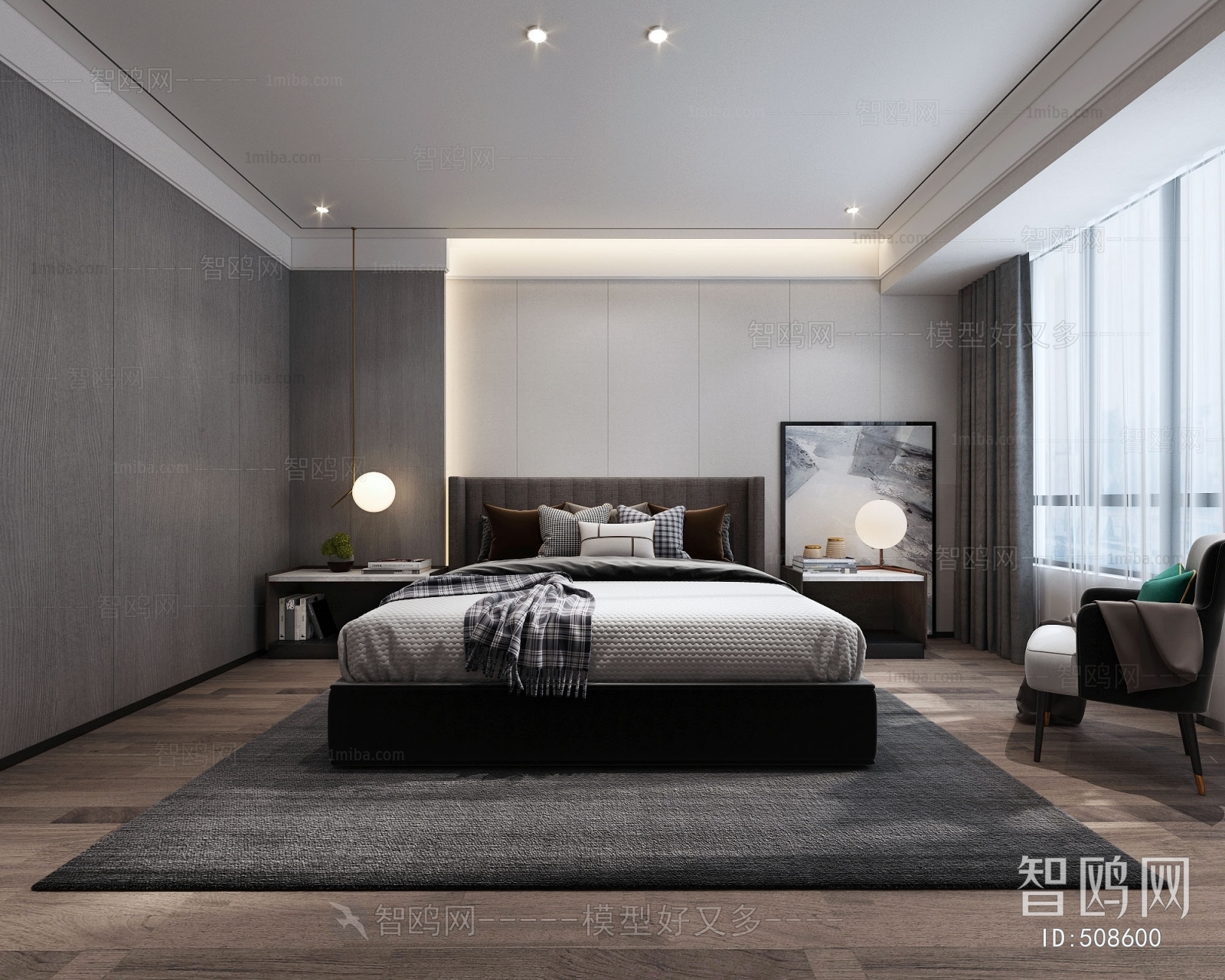 Post Modern Style Bedroom
