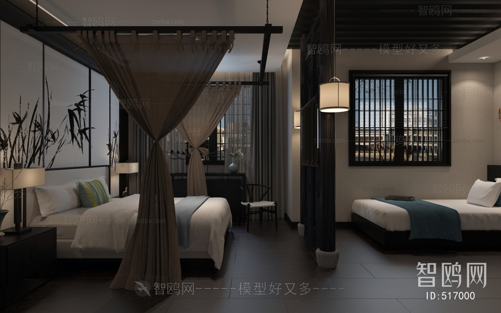 New Chinese Style Guest Room