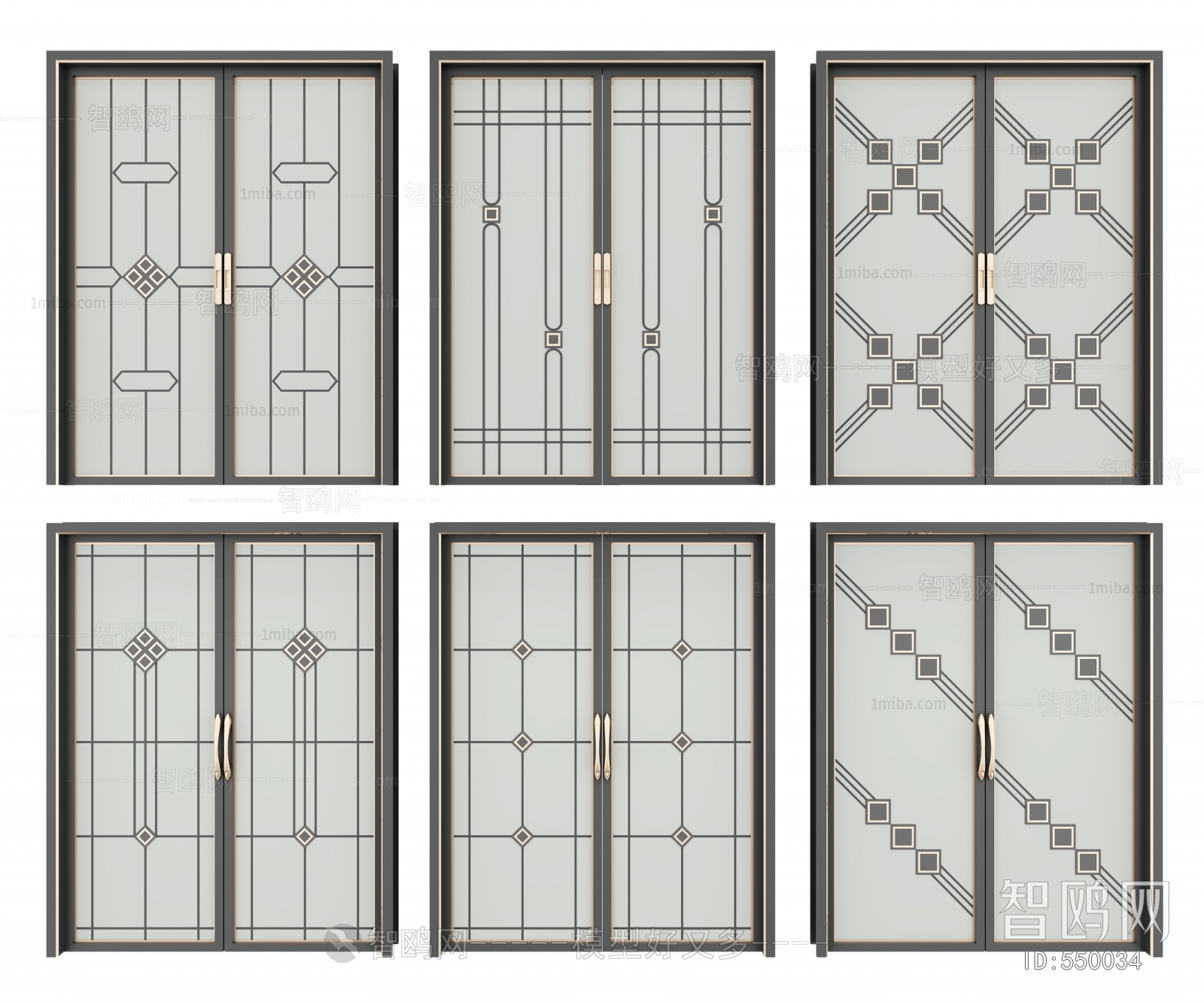 New Chinese Style Sliding Door