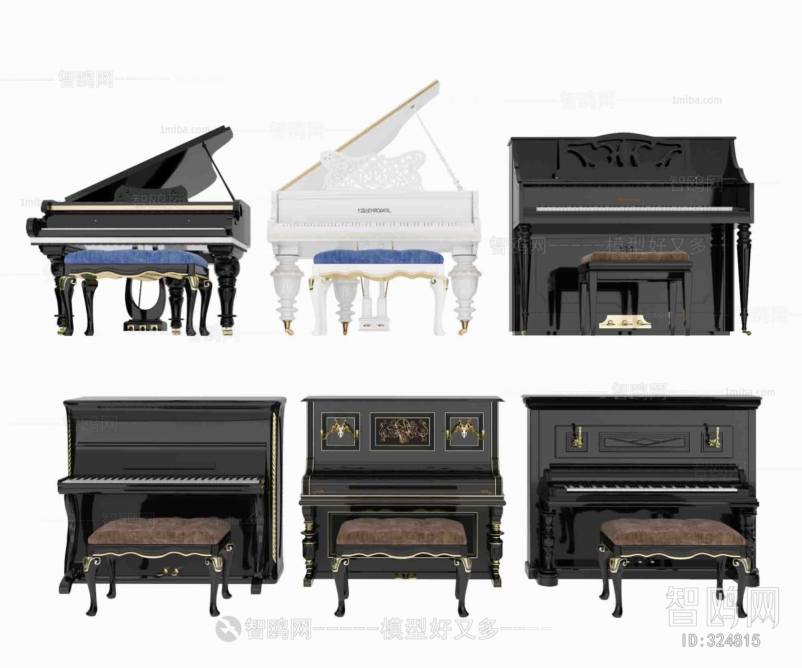 现代欧式钢琴