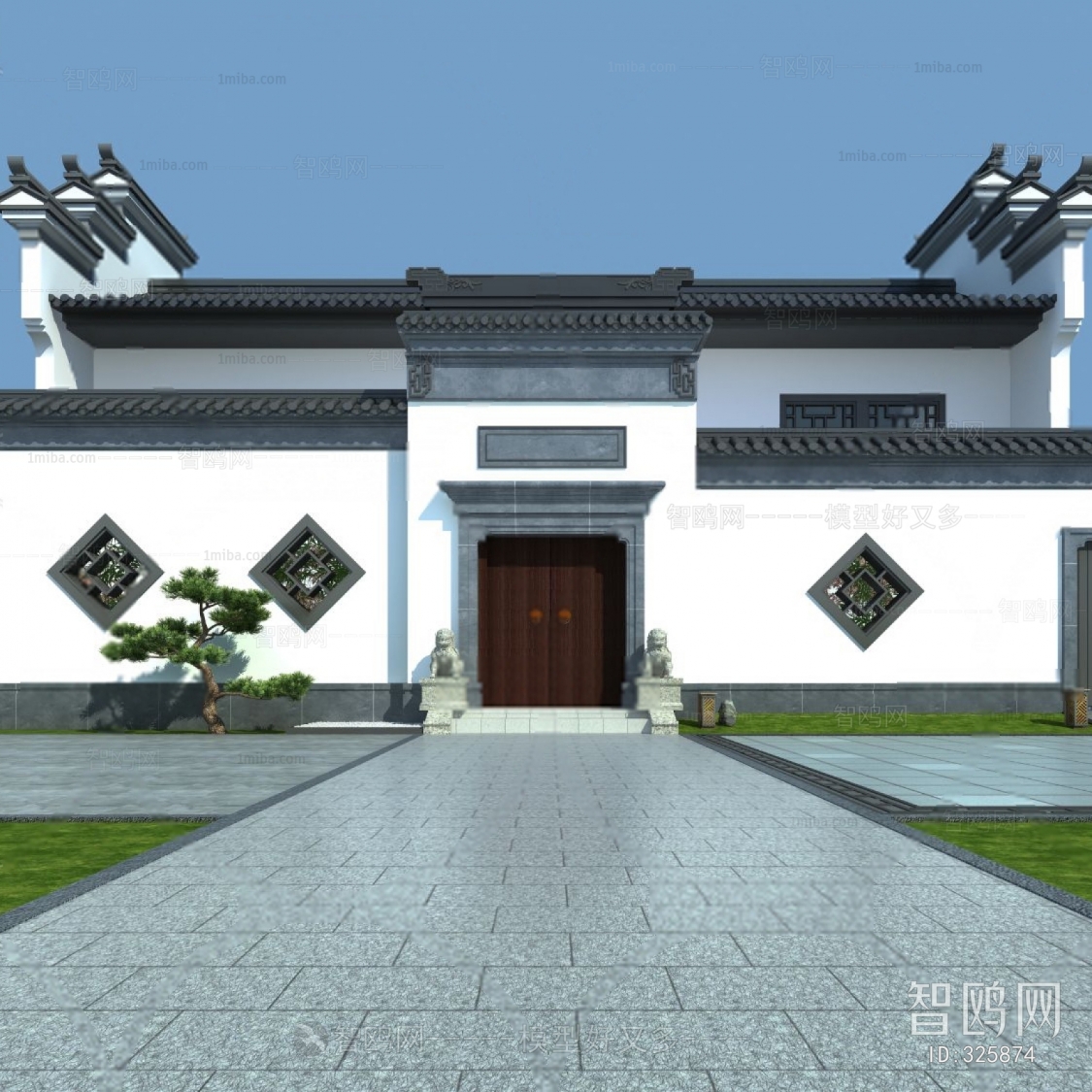 New Chinese Style Ancient Architectural Buildings