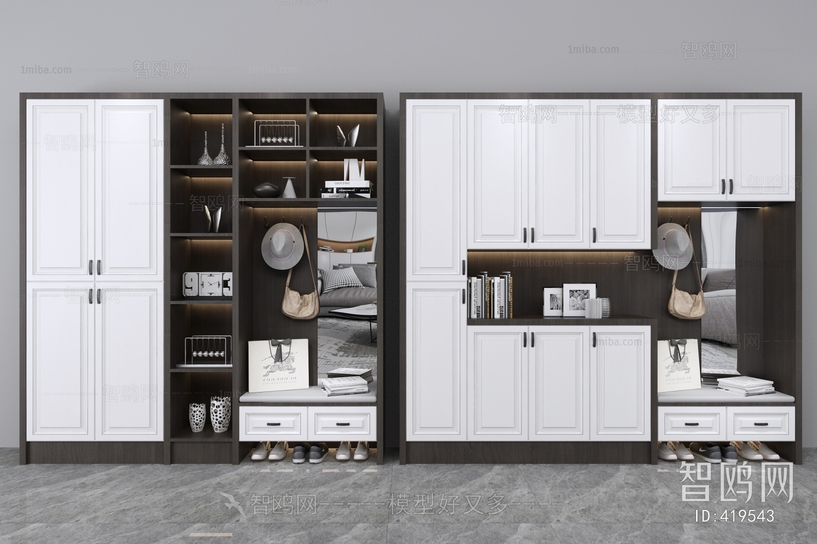 Modern Simple European Style Shoe Cabinet