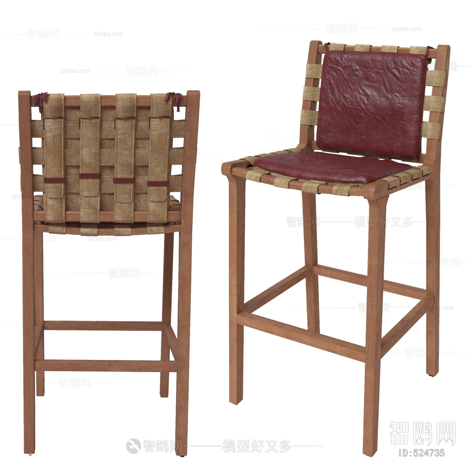 Southeast Asian Style Bar Chair