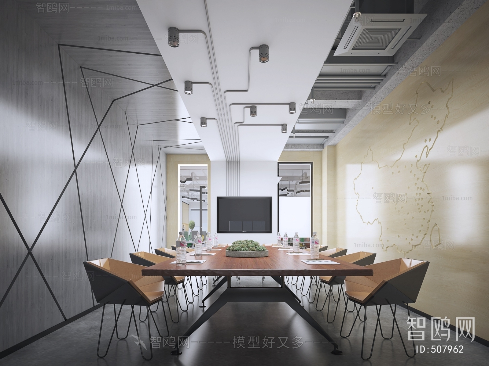 Industrial Style Meeting Room