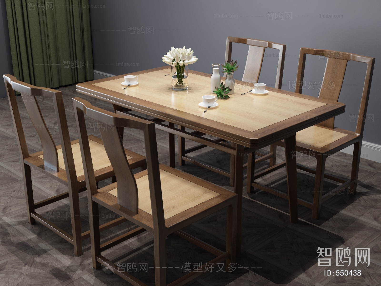 New Chinese Style Dining Table And Chairs