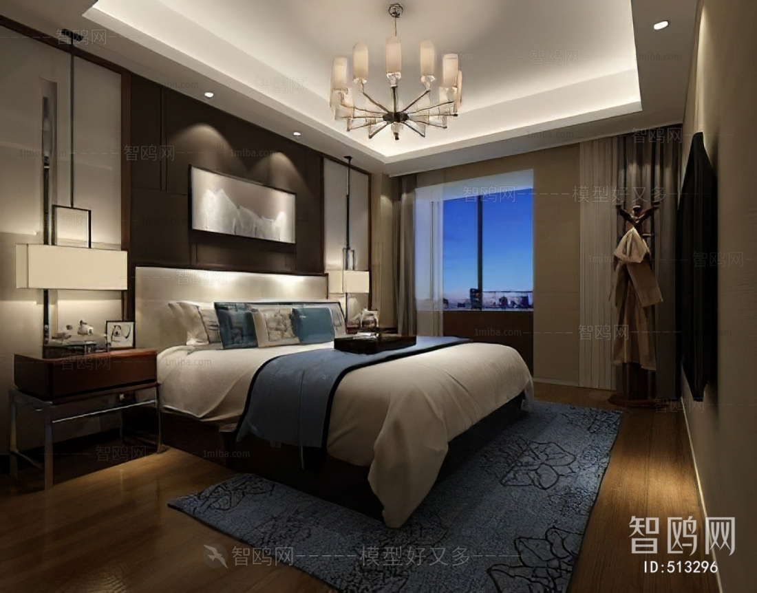 New Chinese Style Bedroom