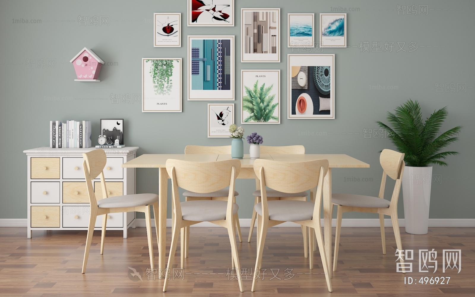 Nordic Style Dining Table And Chairs