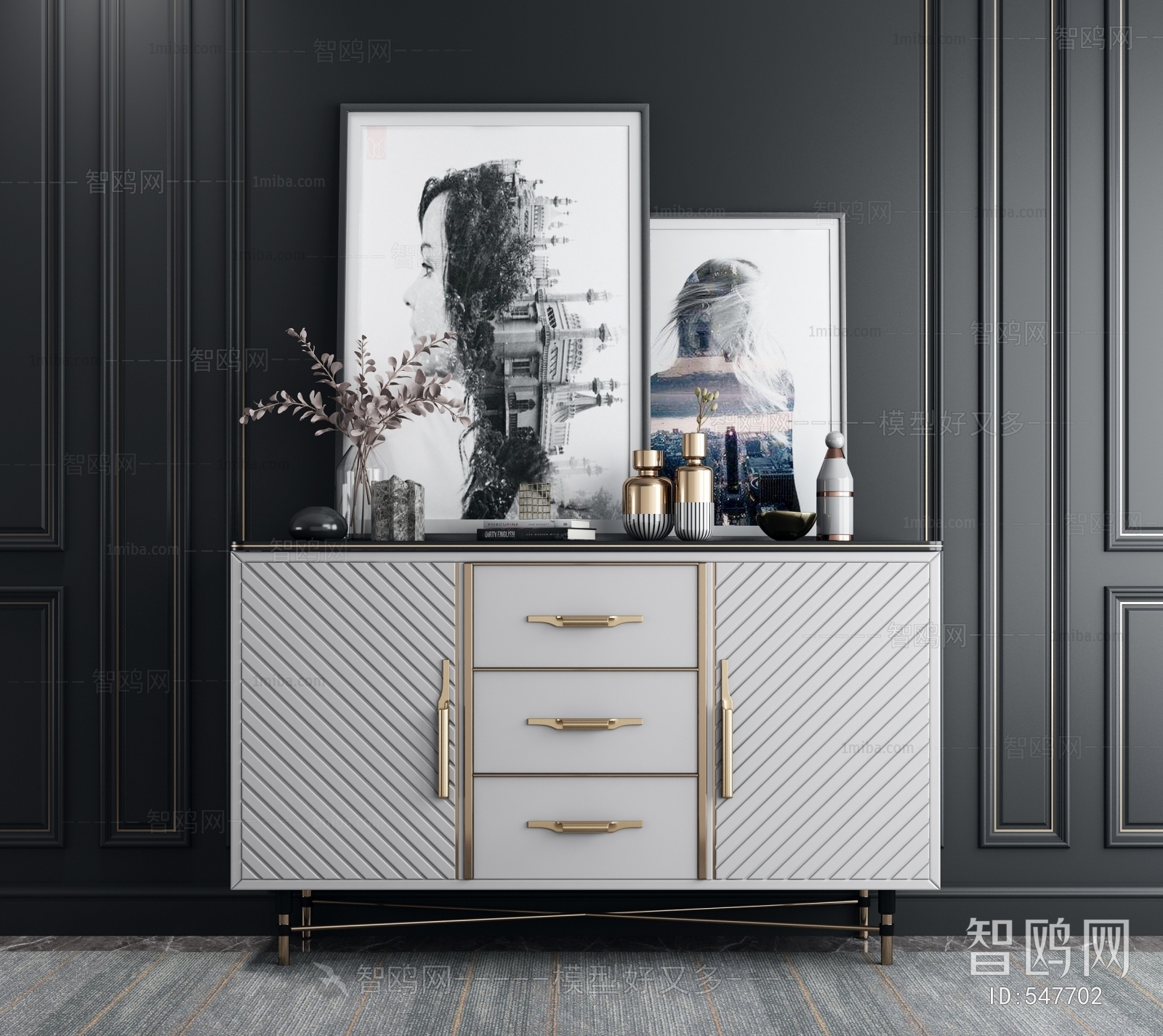 Modern Side Cabinet/Entrance Cabinet