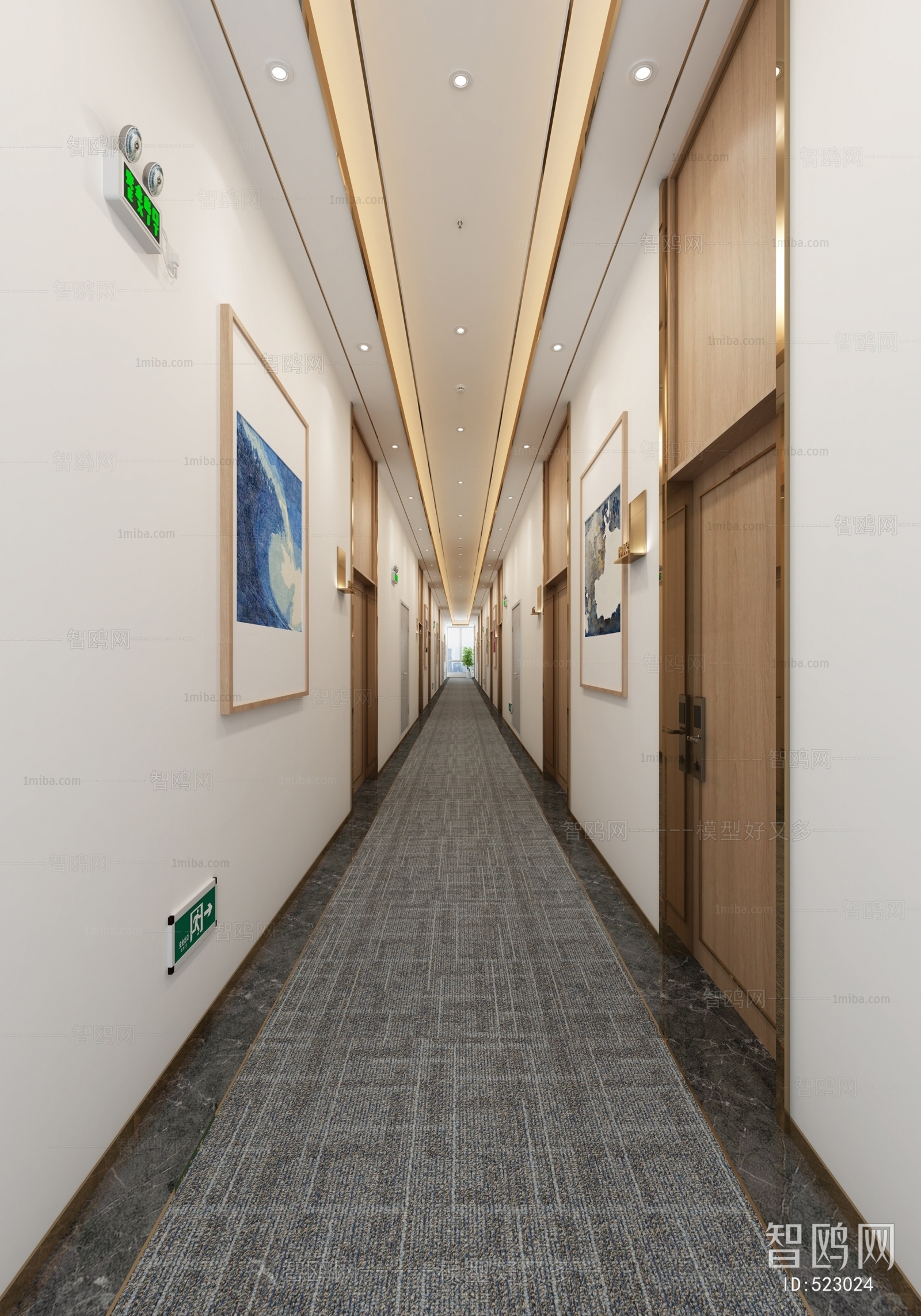 New Chinese Style Corridor