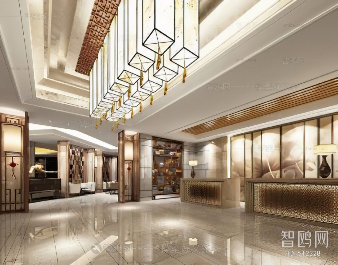 New Chinese Style Lobby Hall