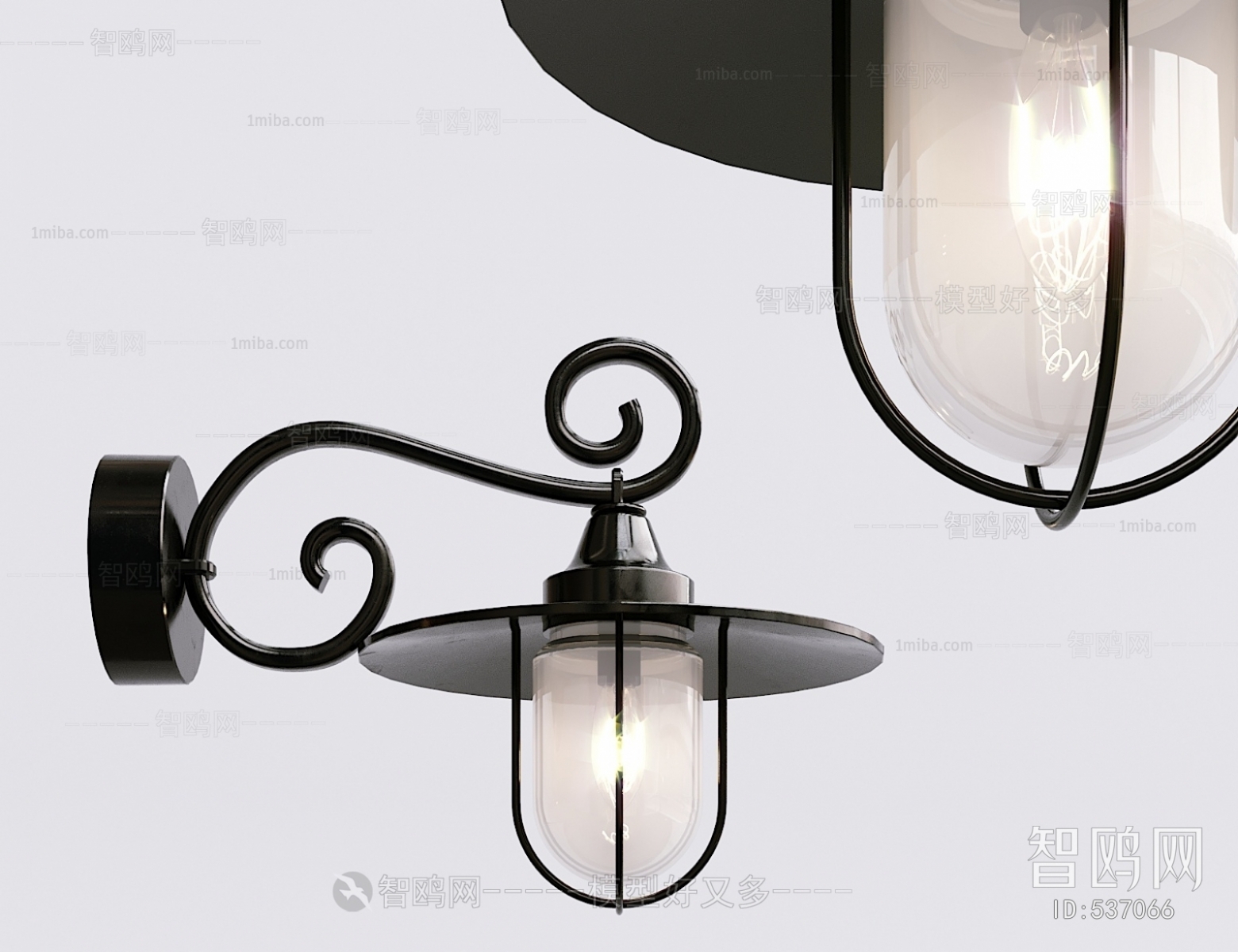 Industrial Style Wall Lamp