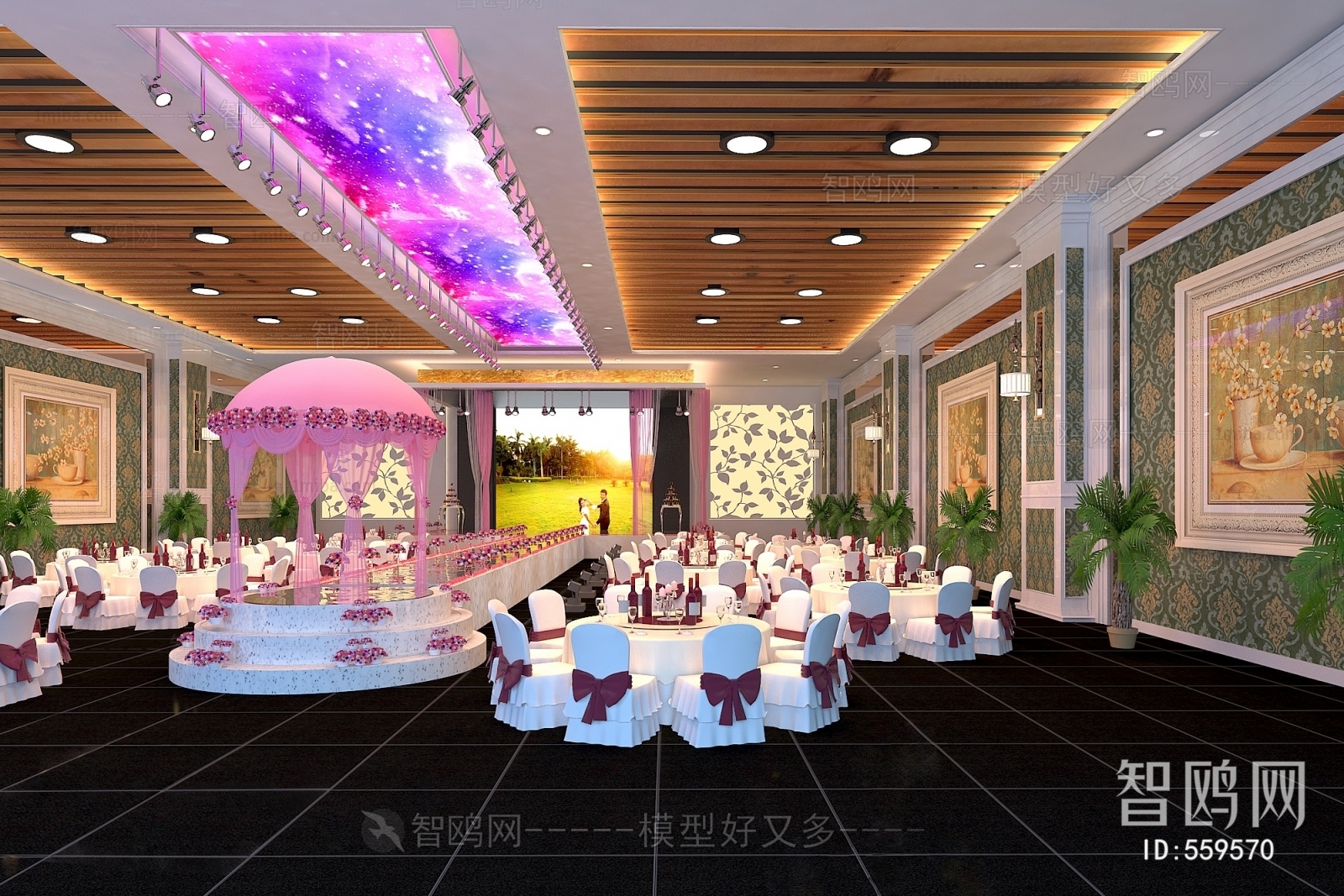 New Classical Style Banquet Hall