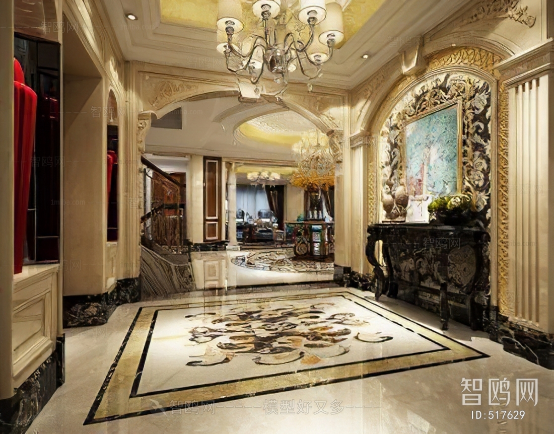 European Style Hallway