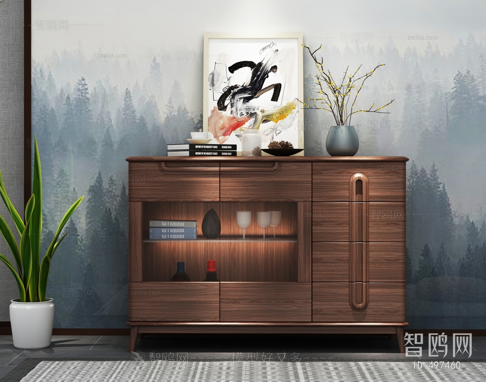 New Chinese Style Sideboard