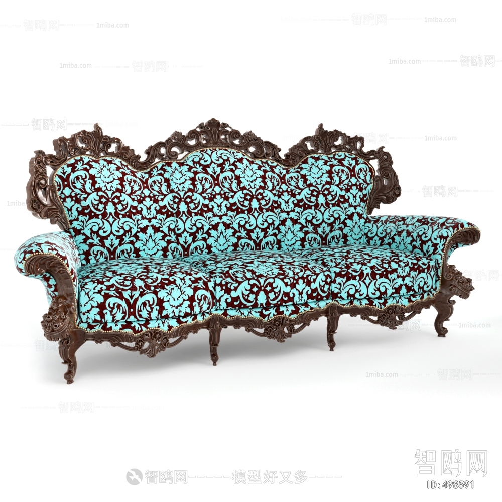 European Style Three-seat Sofa