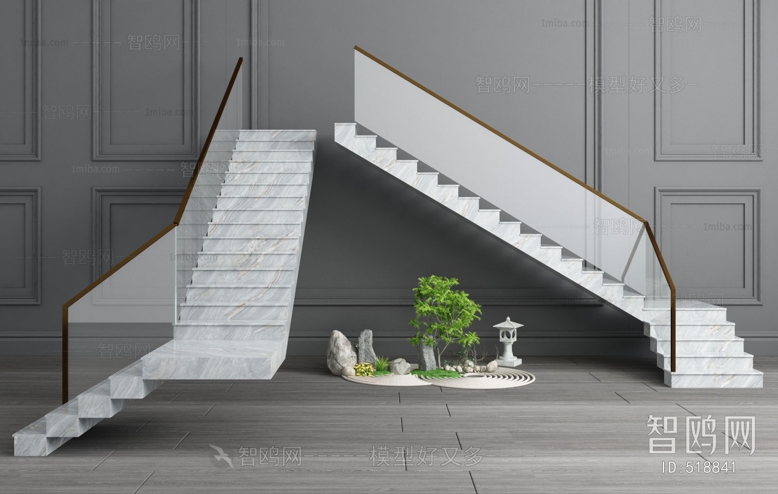 Modern Stair Balustrade/elevator