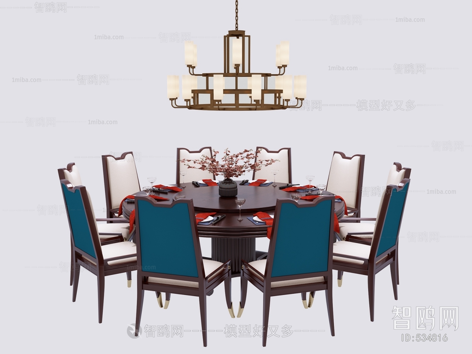 New Chinese Style Dining Table And Chairs