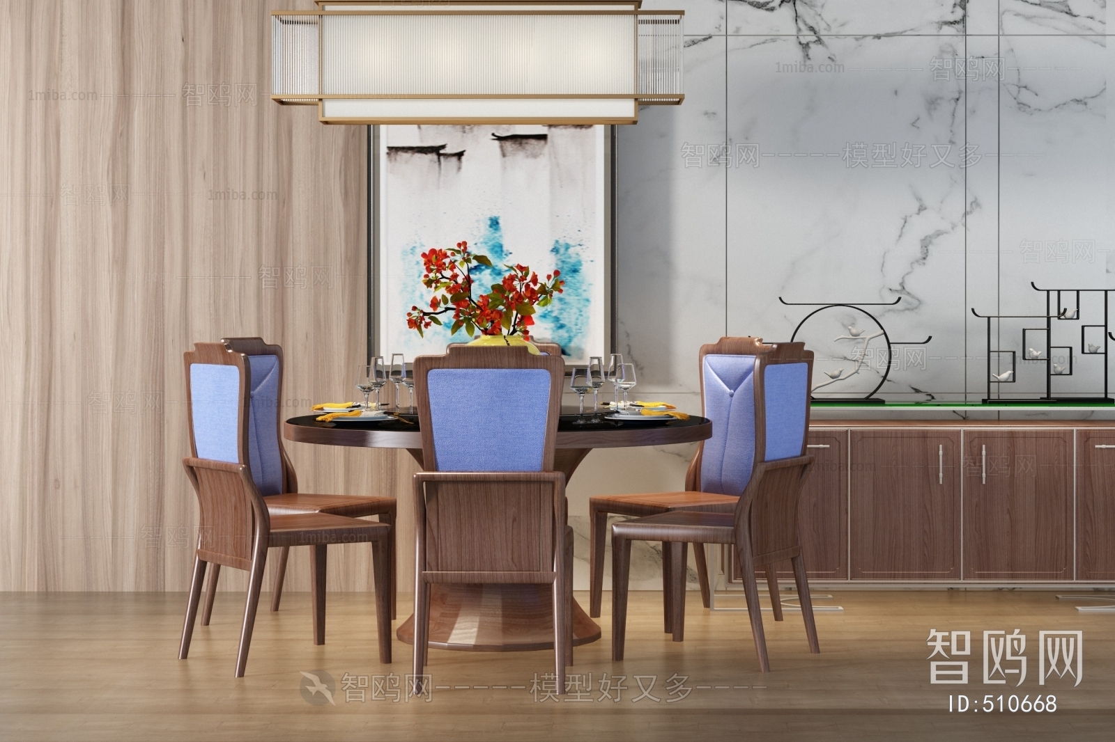 New Chinese Style Dining Table And Chairs