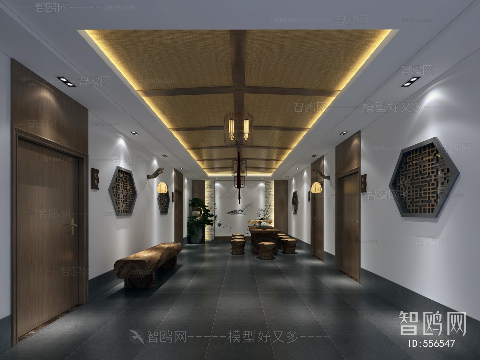 New Chinese Style Corridor