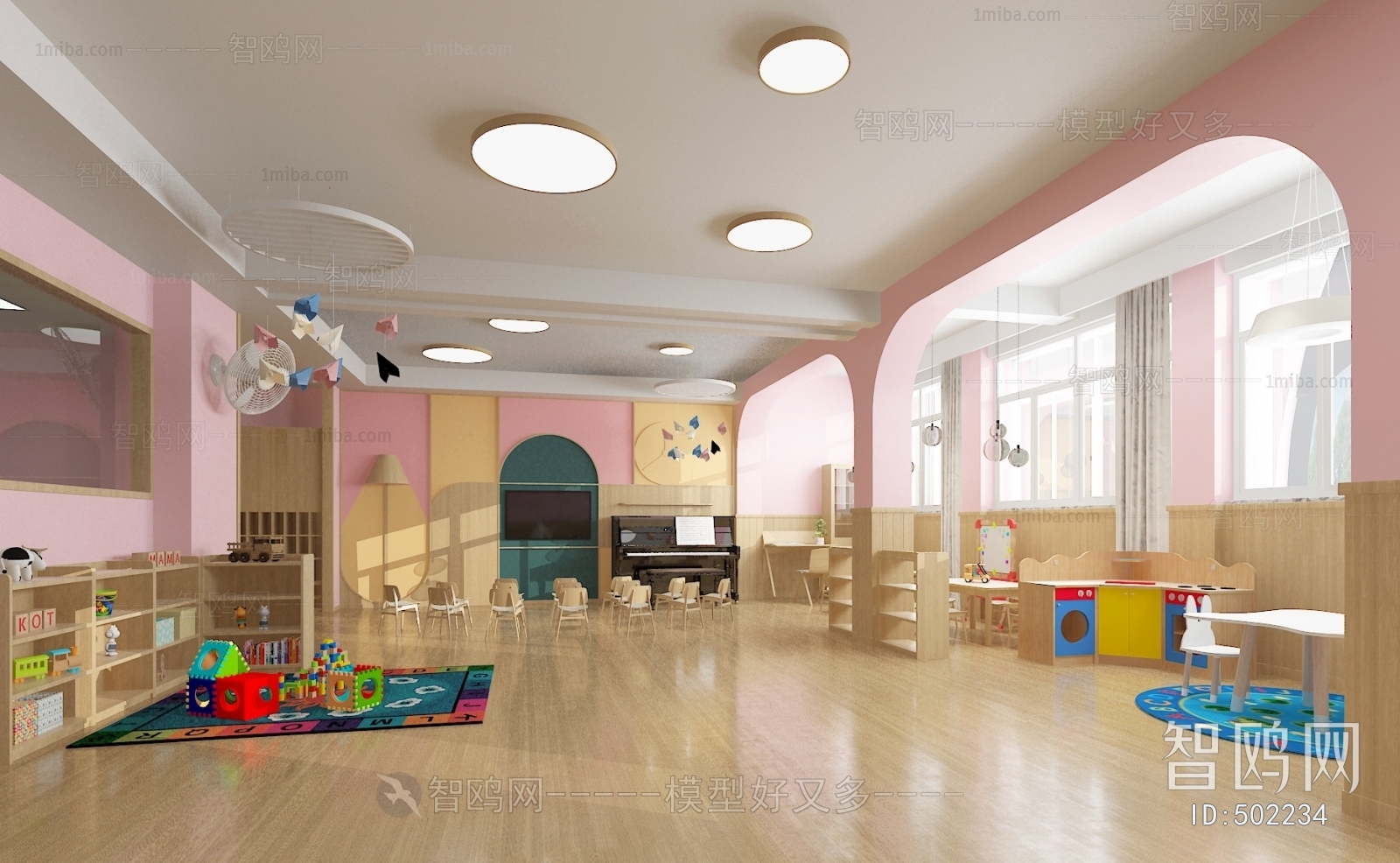 Modern Children's Playroom